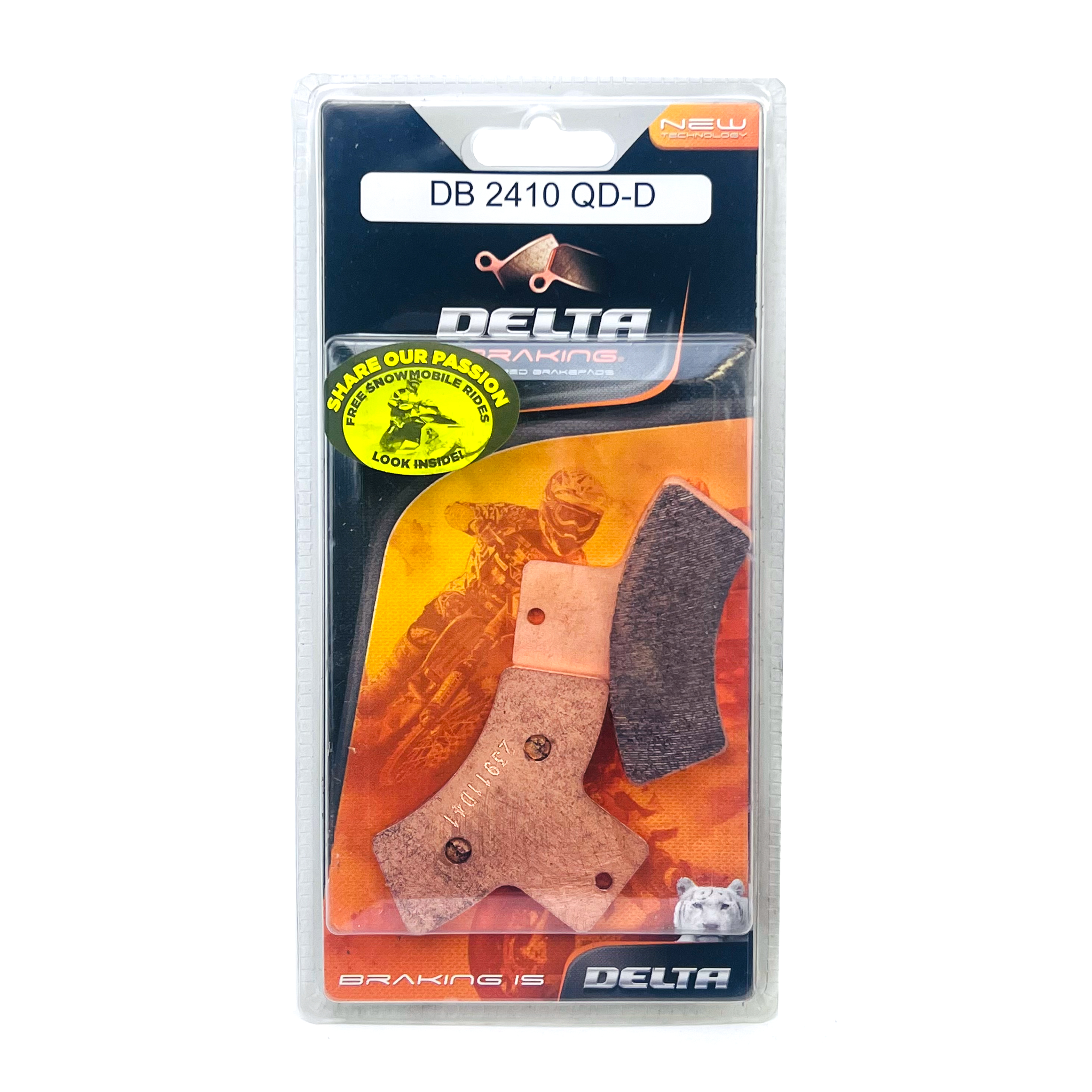 BRAKE PADS DELTA ORD(QDD) OFF ROAD PADS DB2410 (FA270 VD963) image 1