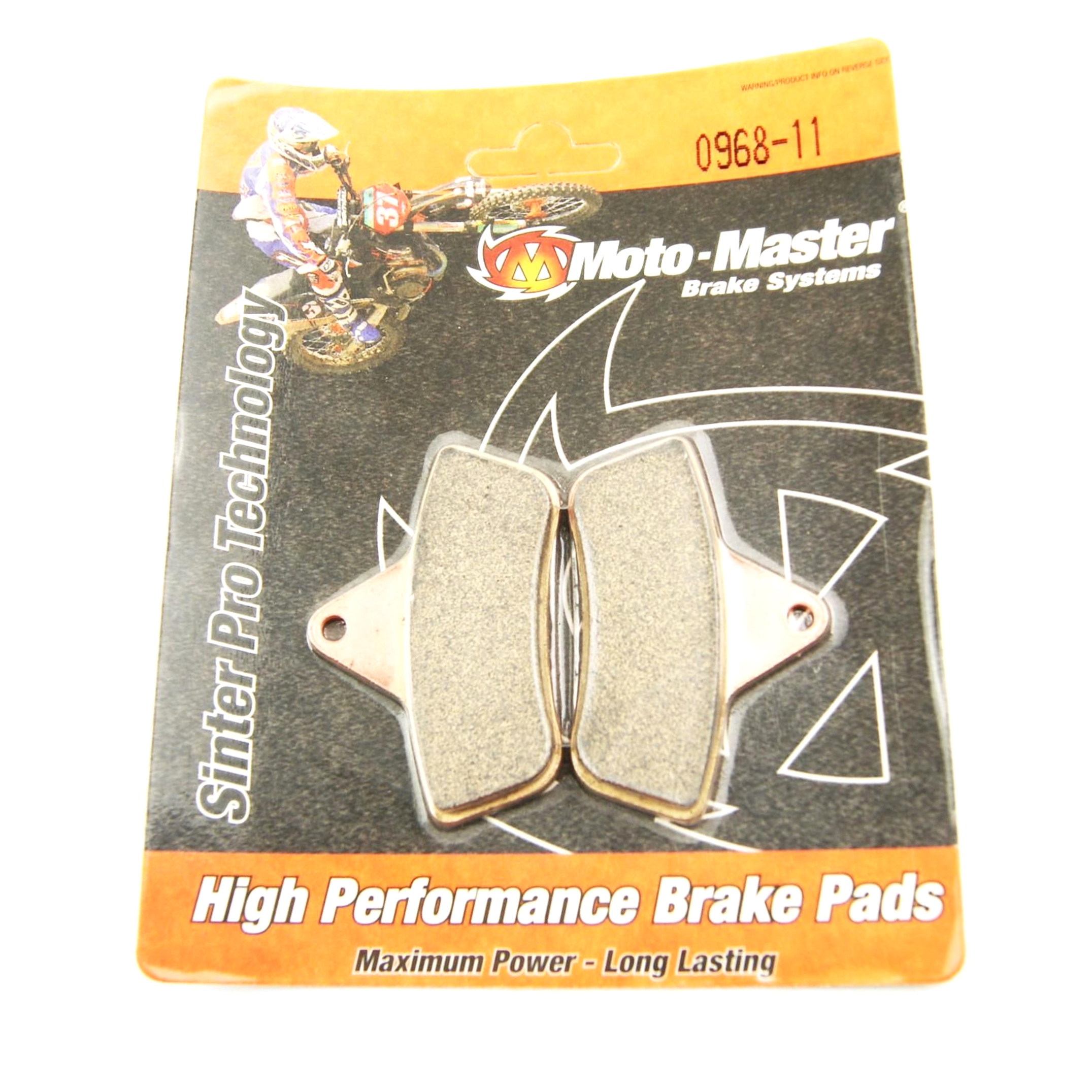 BRAKE PADS MOTO-MASTER, SEMI-METALLIC STD 096811 image 1