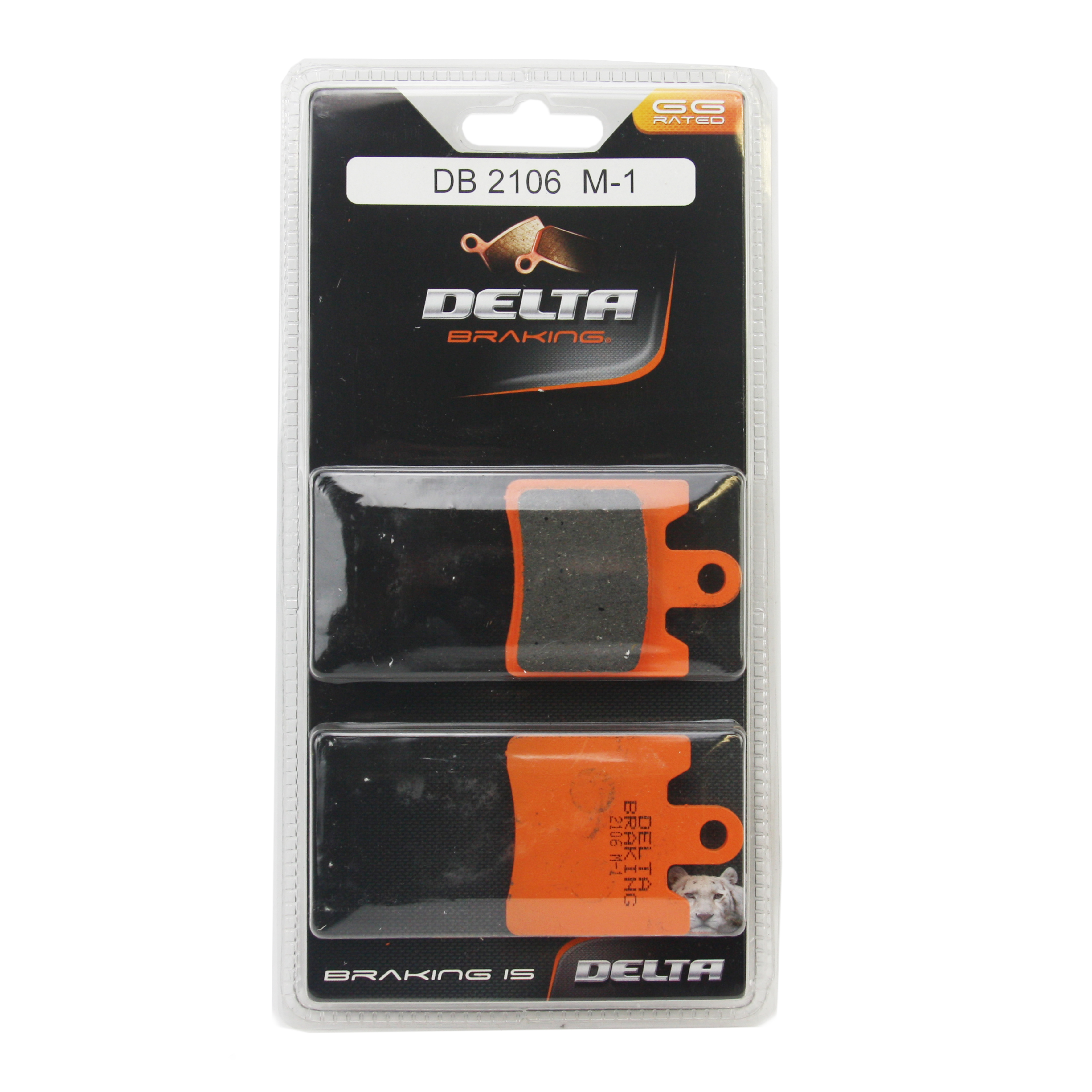 BRAKE PADS DELTA M1 ORGANIC PADS DB2106 (FA283 VD353) image 1