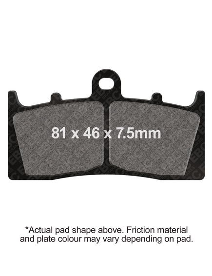 BRAKE PADS SINTERED METAL BMW KAWASAKI EBC FA294HH thumbnail 2