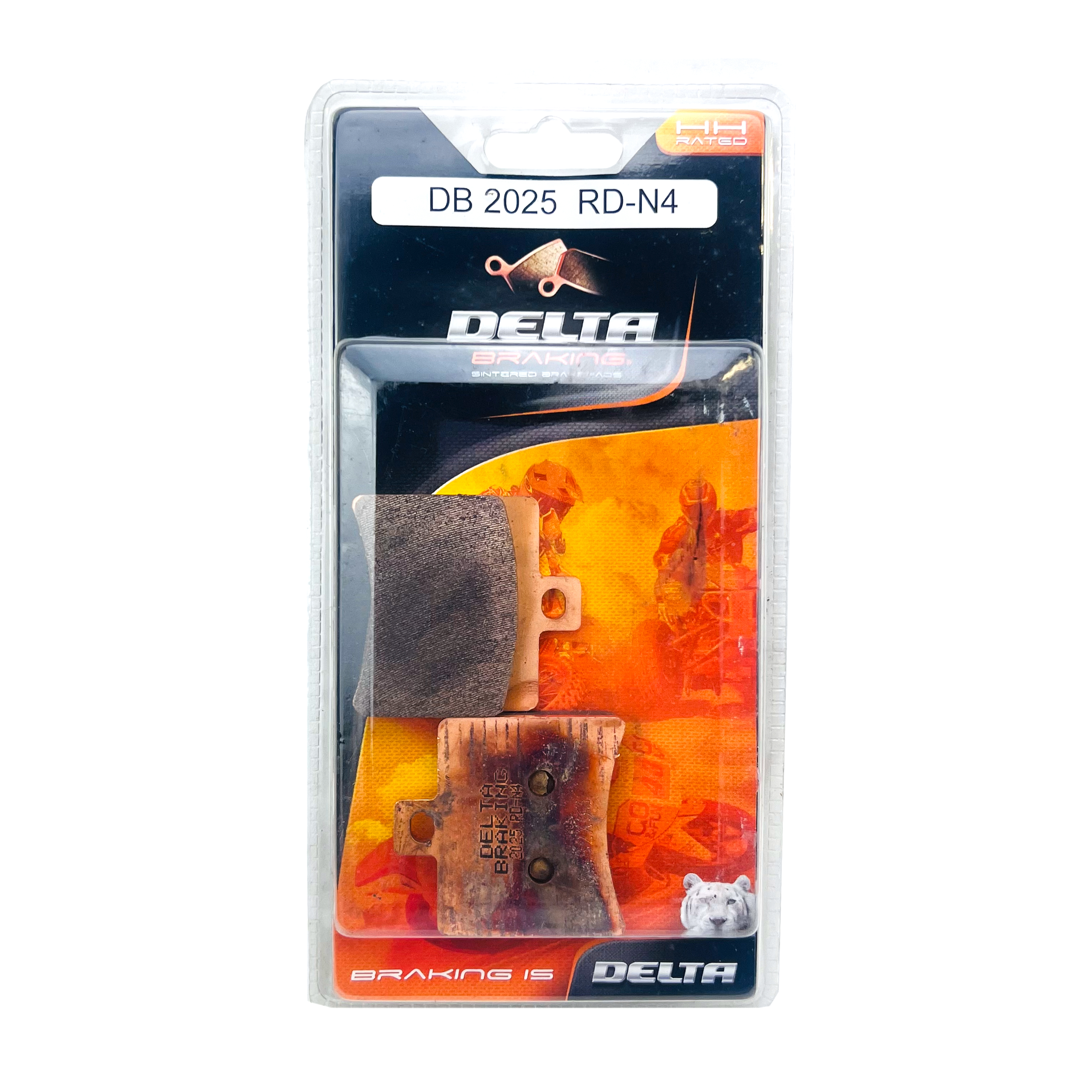 BRAKE PADS SINTERED RD-N4, DELTA BRAKING HIGH FRICTION, DB2025.N4 image 1