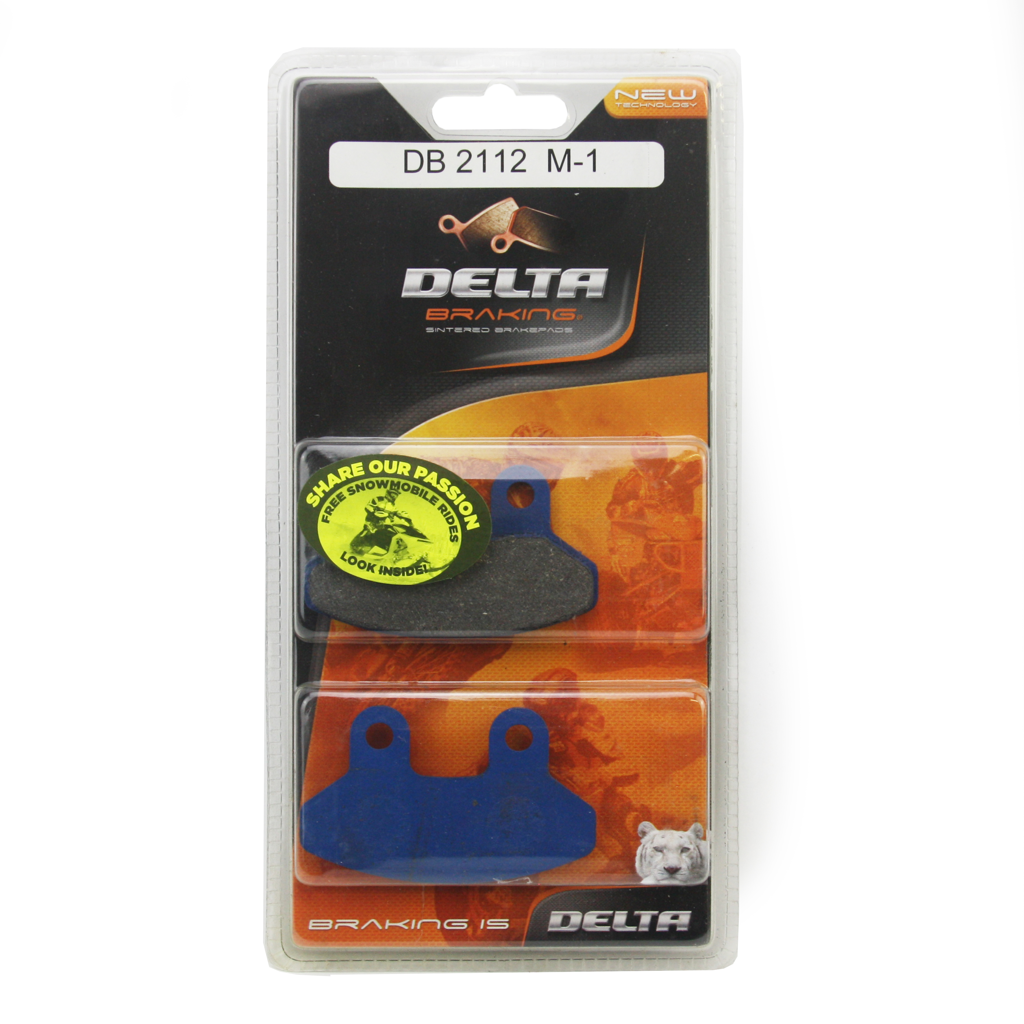 BRAKE PADS DELTA M1 ORGANIC PADS DB2112 (FA306 VD994) image 1