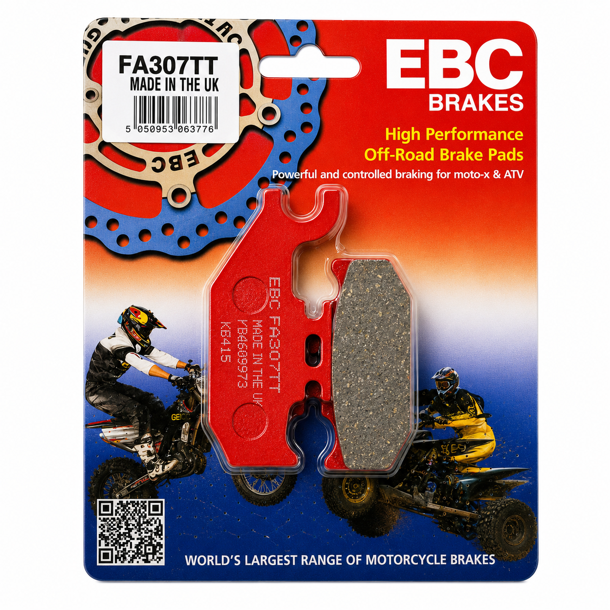 BRAKE PADS EBC FA307TT image 1