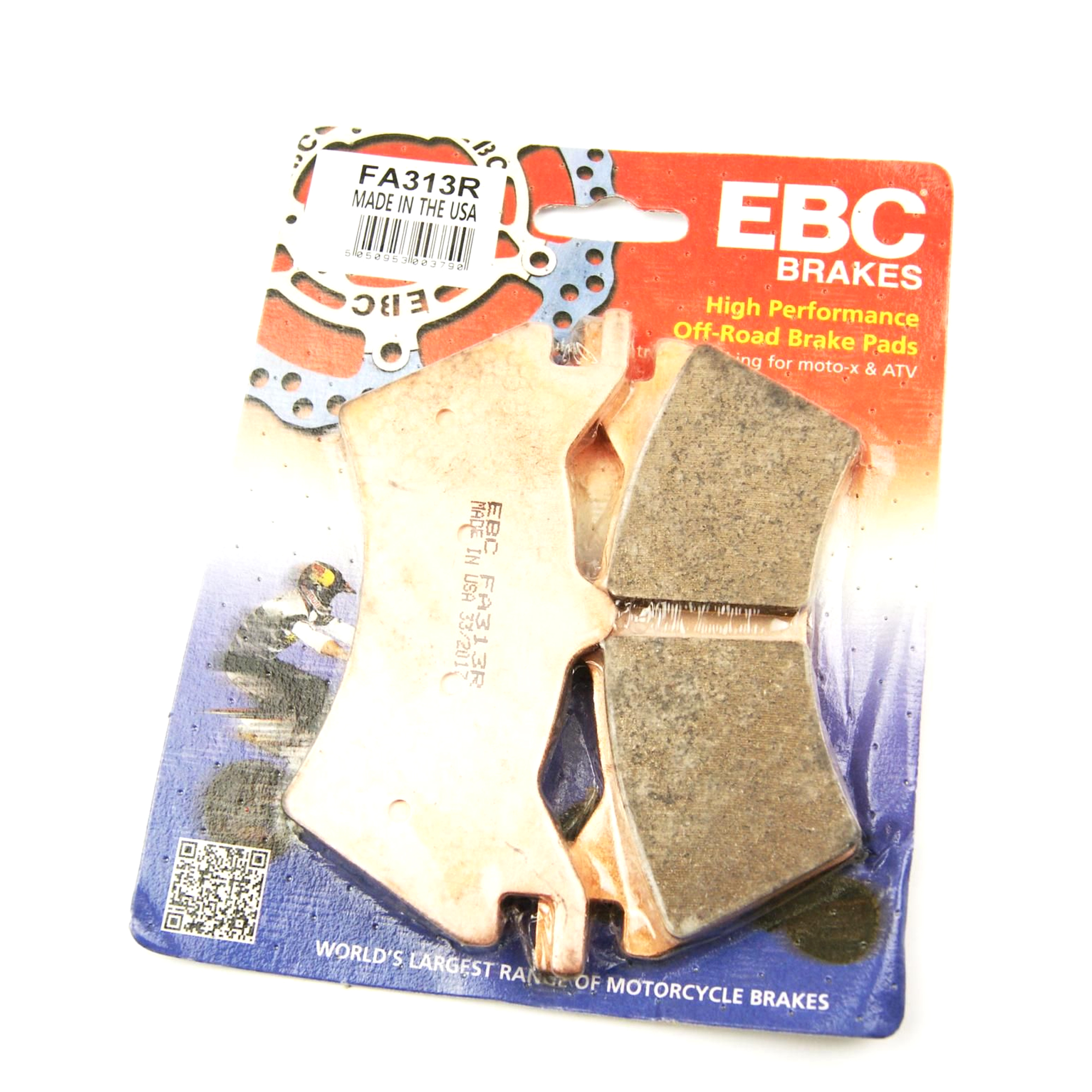 BRAKE PADS SINTERED METAL GOLD, FA313R EBC image 1