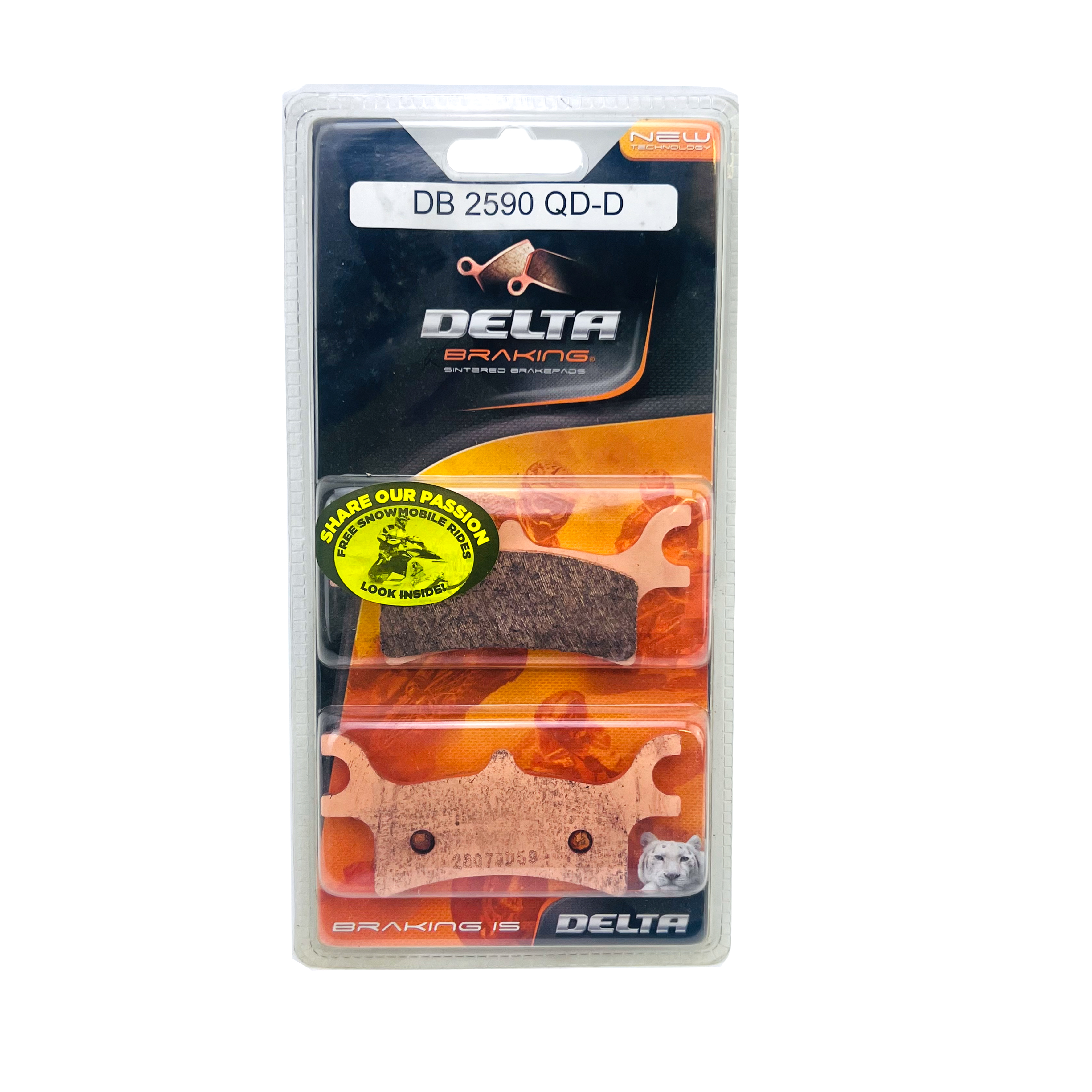 BRAKE PADS DELTA ORD(QDD) OFF ROAD PADS DB2590 (FA314 VD992) image 1