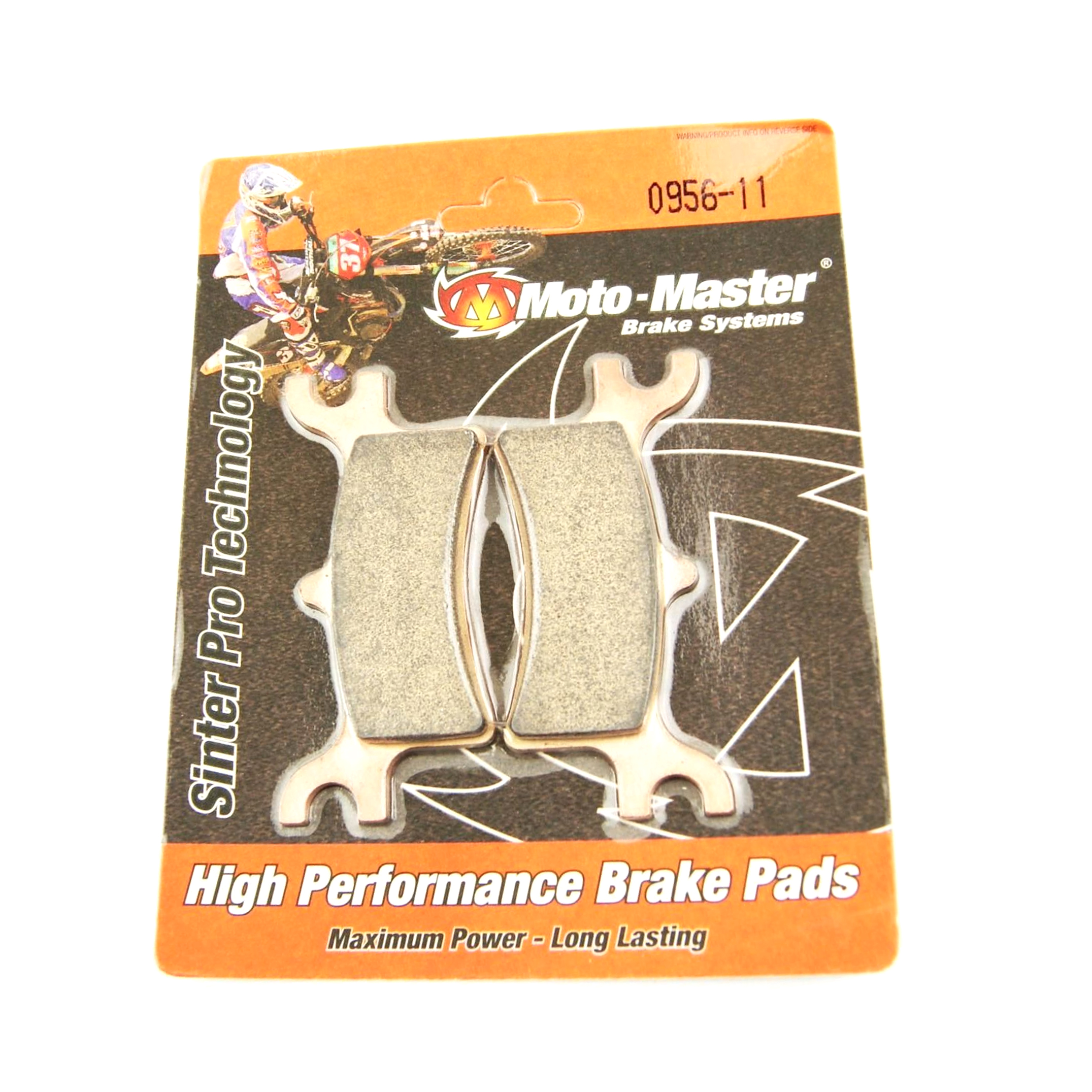 BRAKE PADS MOTO-MASTER, SEMI-METALLIC STD 095611 image 1