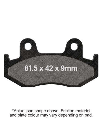 BRAKE PADS SCOOTER ORGANIC EBC SFA323 thumbnail 2