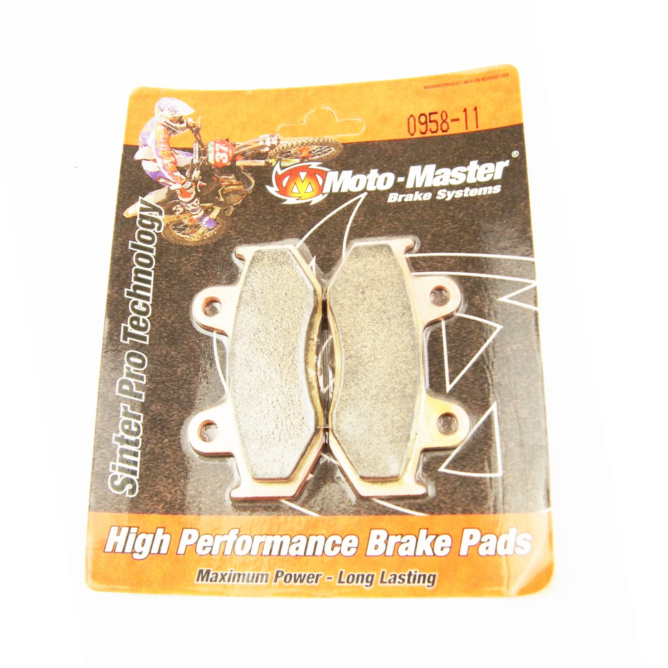 BRAKE PADS SEMI-METAL YAM/SUZ, MOTO-MASTER 095811 image 1