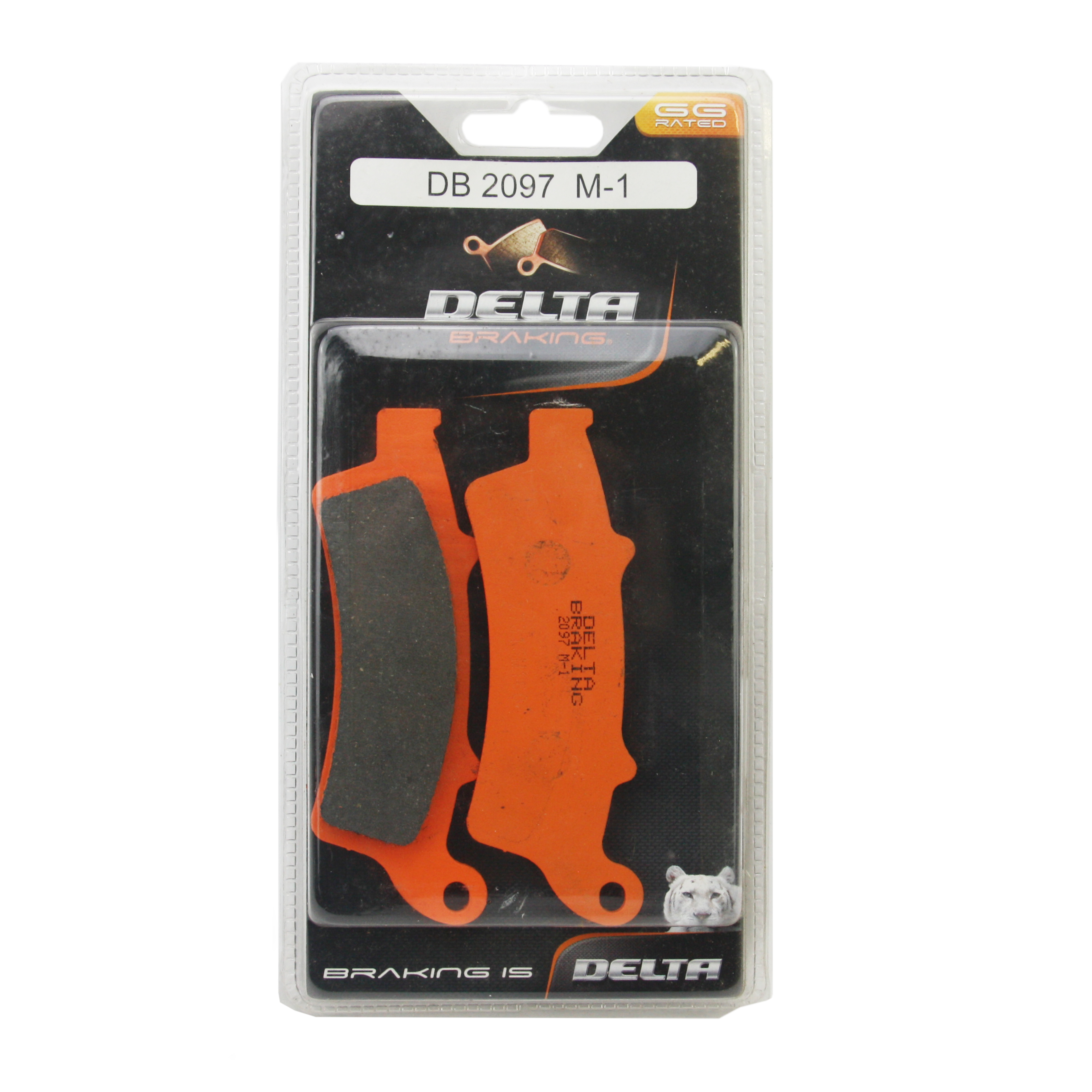 BRAKE PADS DELTA M1 ORGANIC PADS DB2097 (FA324 VD9017) image 1