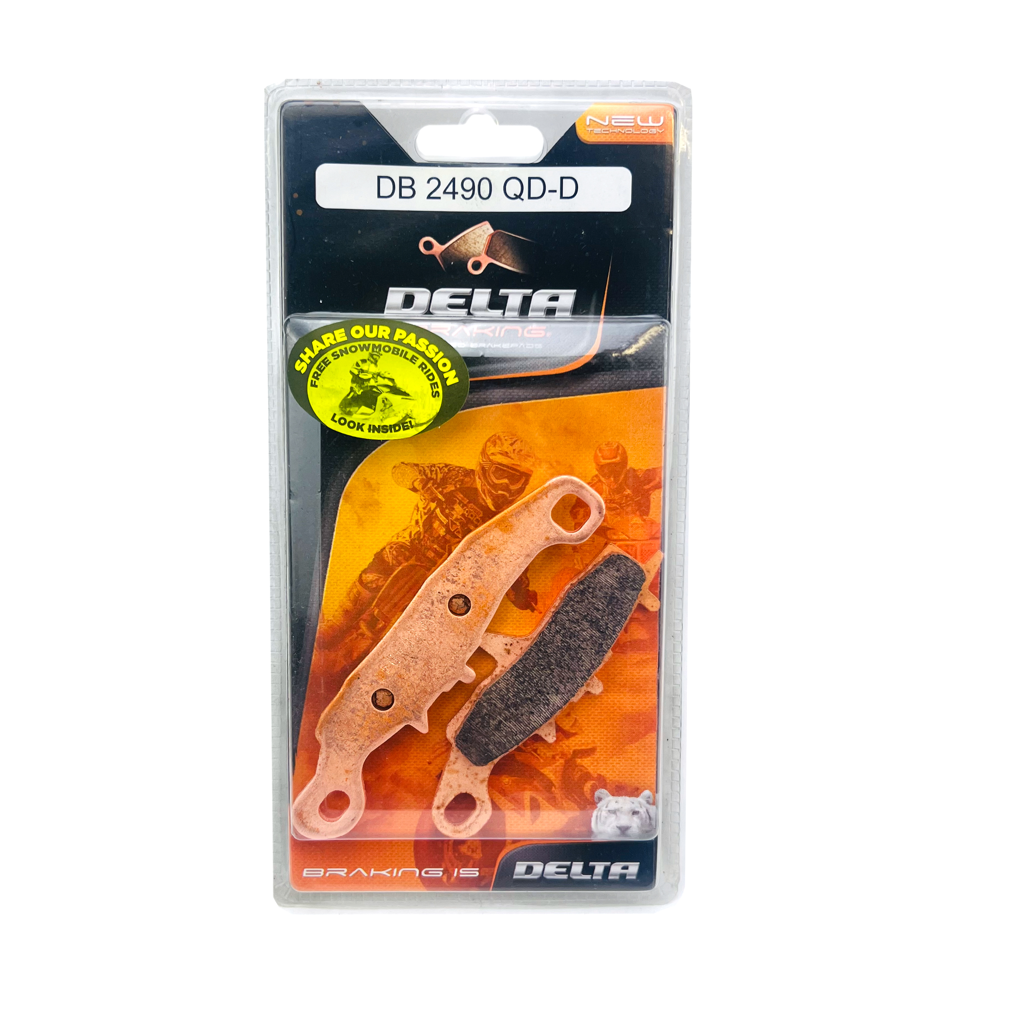 BRAKE PADS DELTA ORD(QDD) OFF ROAD PADS DB2490 (FA342 VD441) image 1