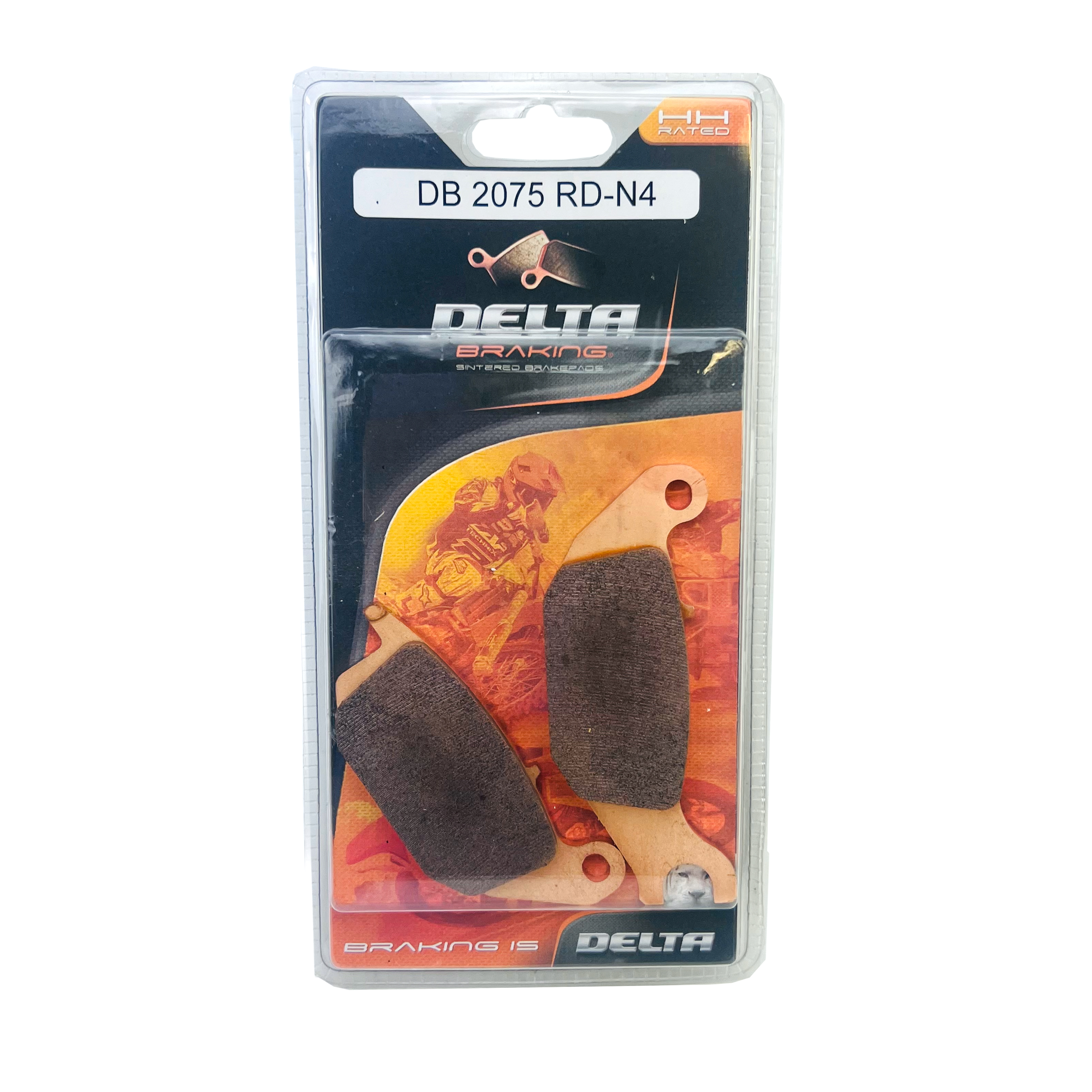 BRAKE PADS DELTA RDN4 SINTERED METAL DB2075 FA343 VD167 image 1