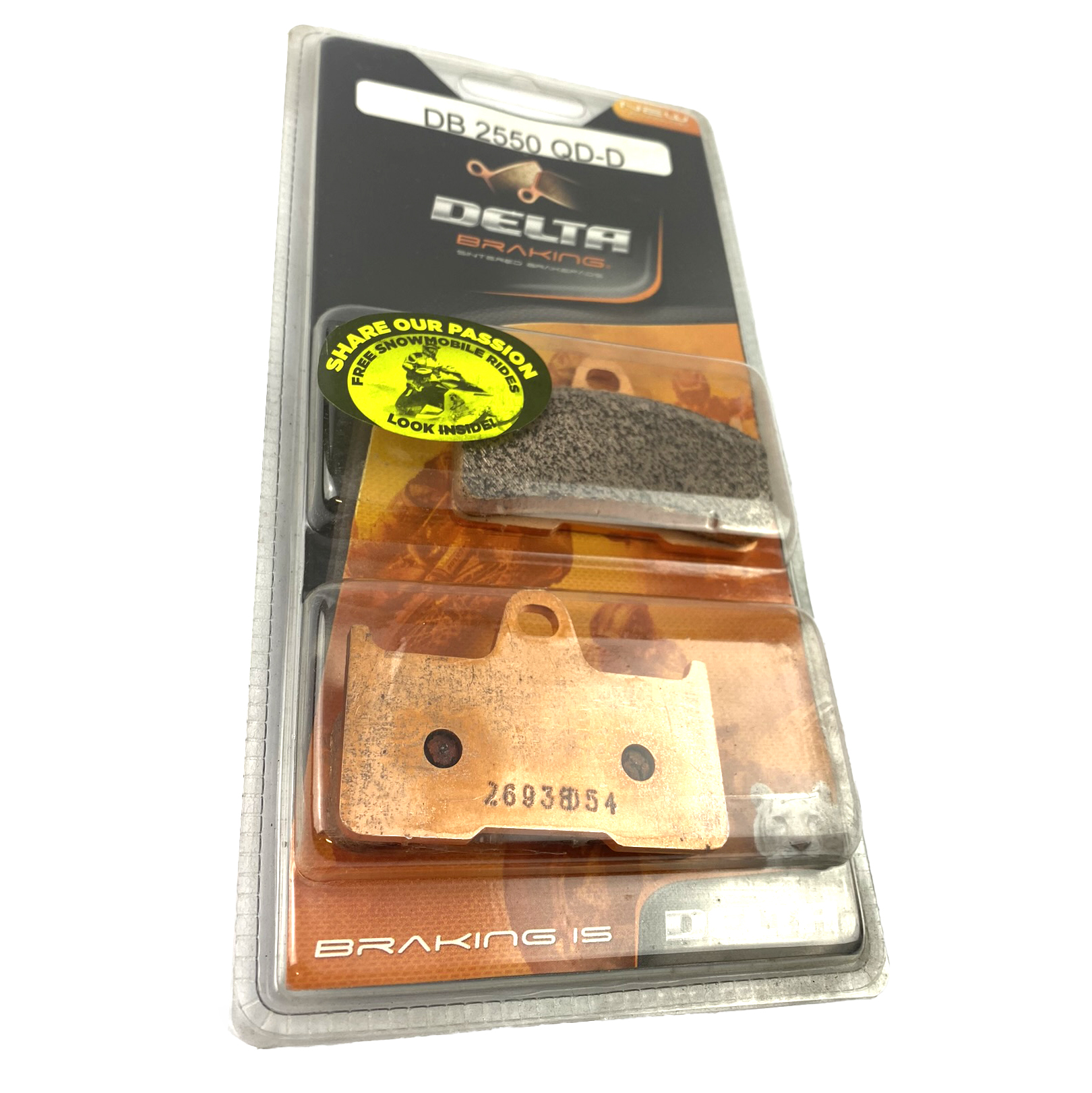 BRAKE PADS DELTA ORD(QDD) OFF ROAD PADS DB2550 (FA344 VD270) thumbnail 2