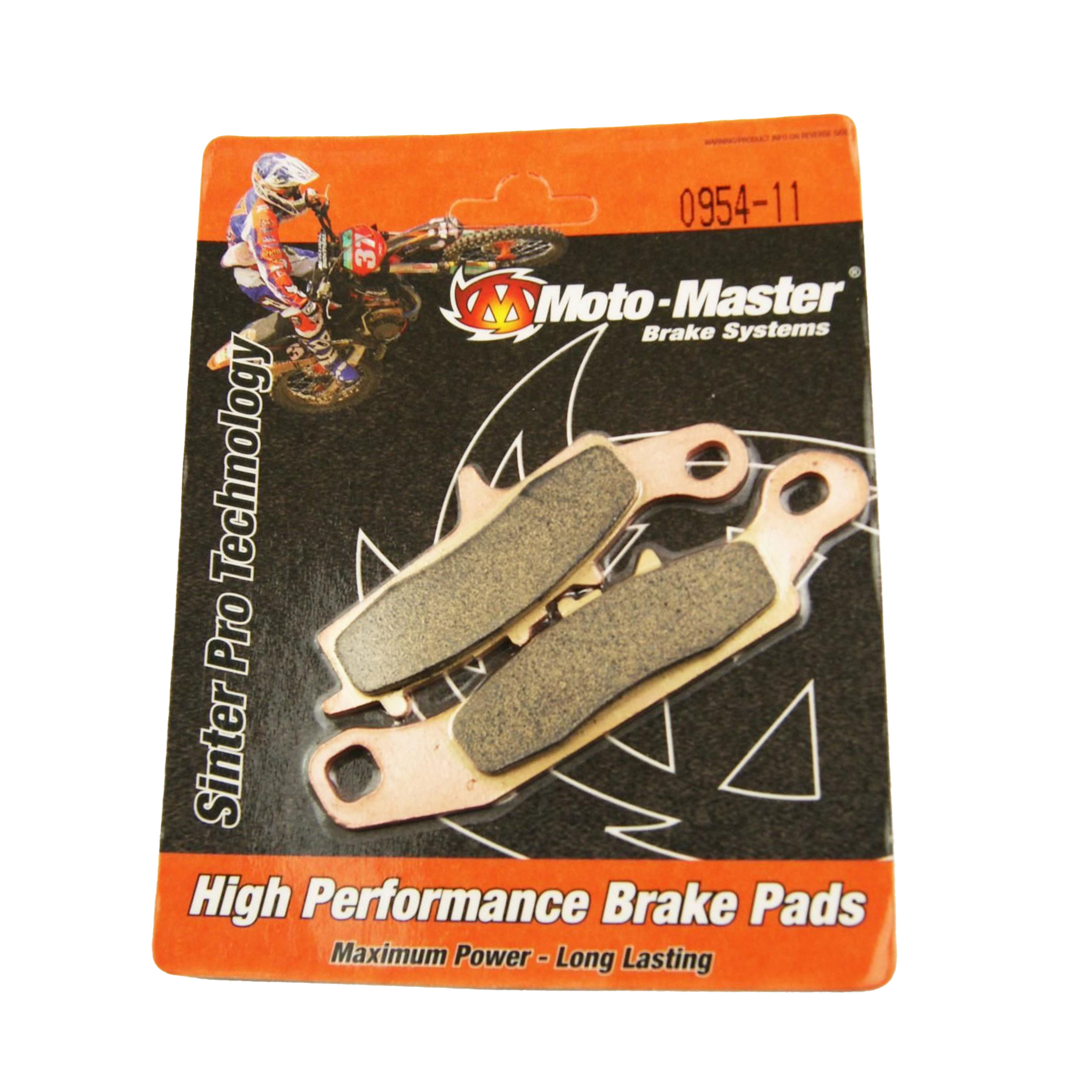 BRAKE PADS STD MOTO-MASTER, SEMI-METALLIC STD 095411 image 1