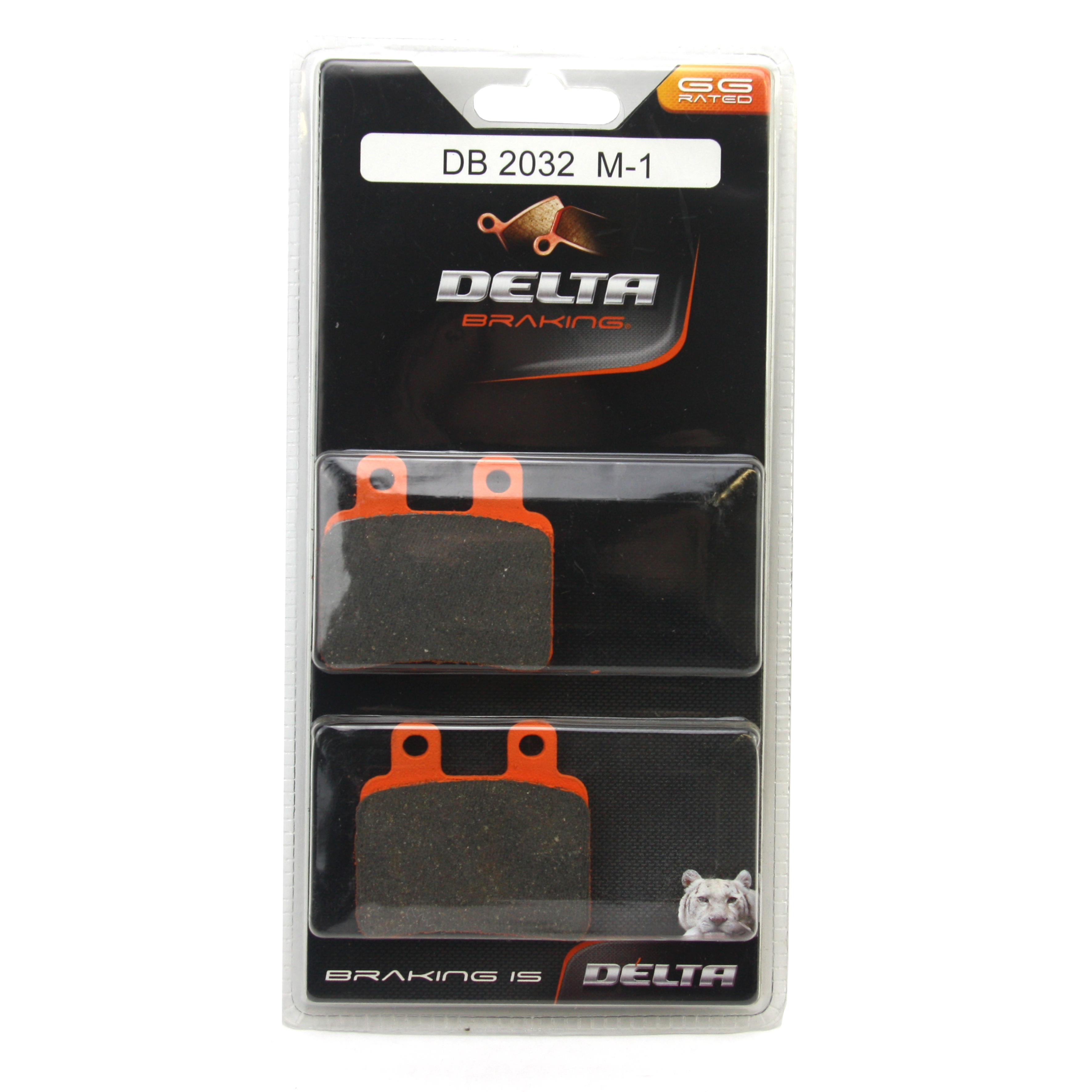 BRAKE PADS DELTA M1 ORGANIC PADS DB2032 (FA350 VD999) image 1