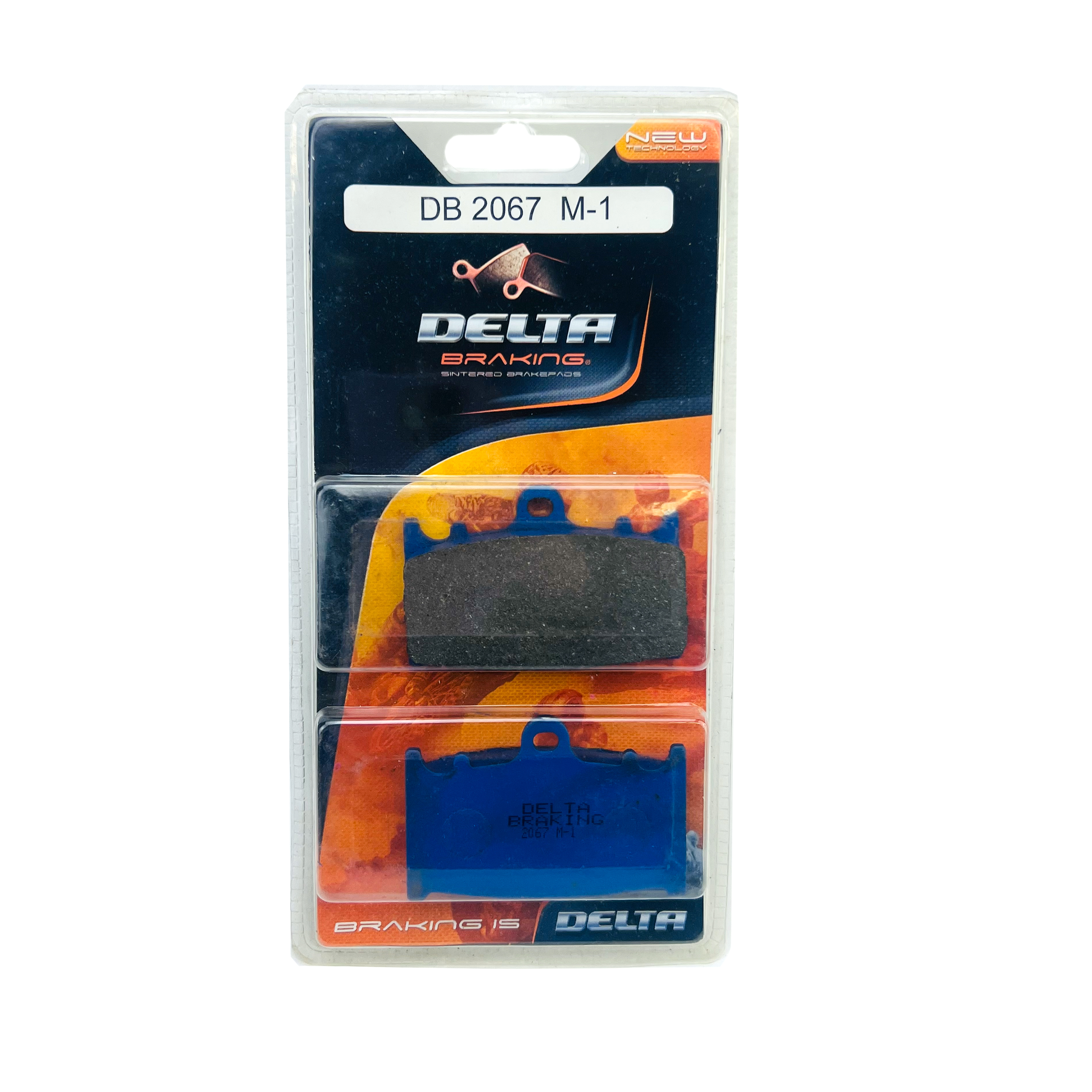 BRAKE PADS DELTA M1 ORGANIC PADS DB2067 (FA366 VD344/4) image 1
