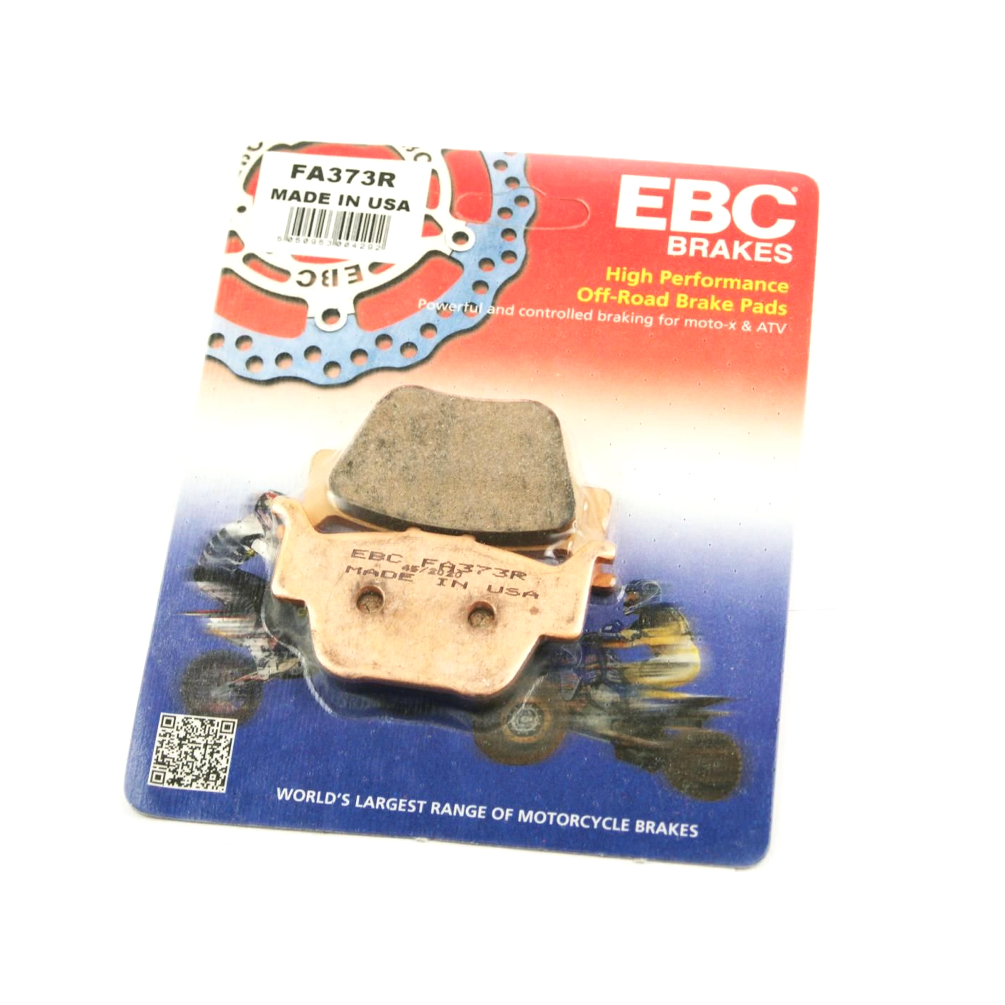 BRAKE PADS SINTERED METAL HARD, EBC FA373R R-PADS image 1