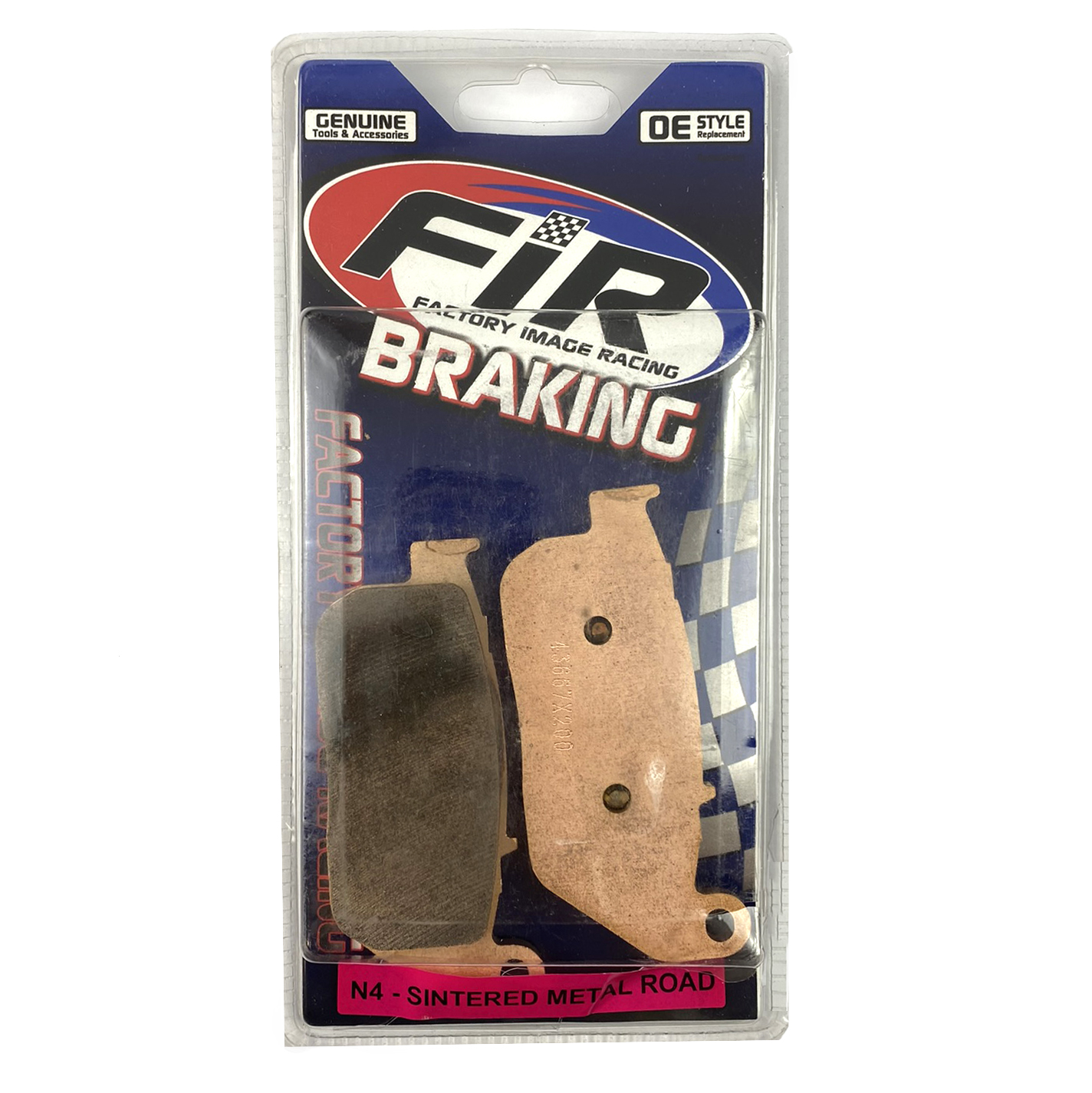 BRAKE PADS SINTERED METAL N4, BRAKING DB2133 RD-N4, BP200X00F thumbnail 2