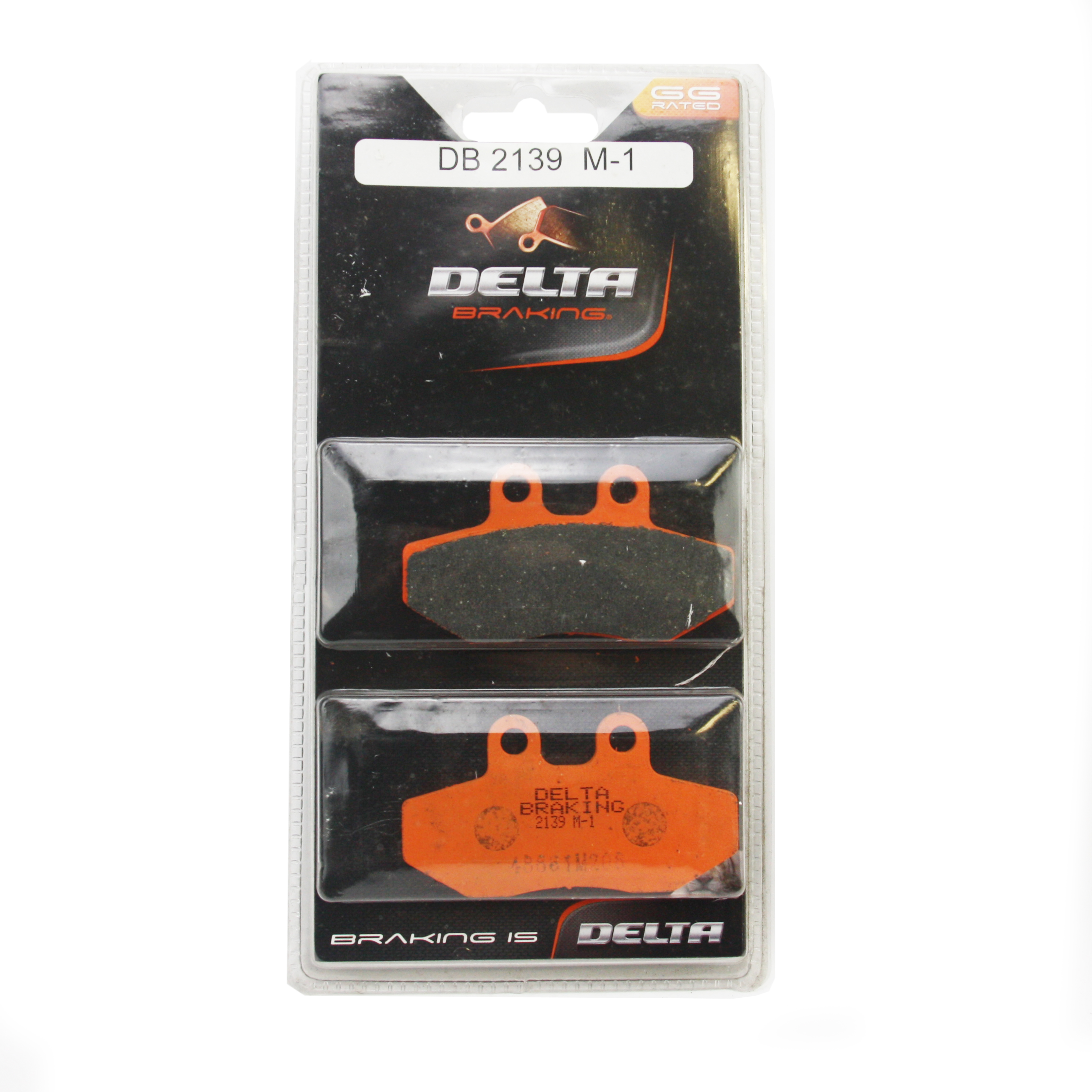 BRAKE PADS DELTA M1 ORGANIC PADS DB2139 (FA393 FA273) image 1