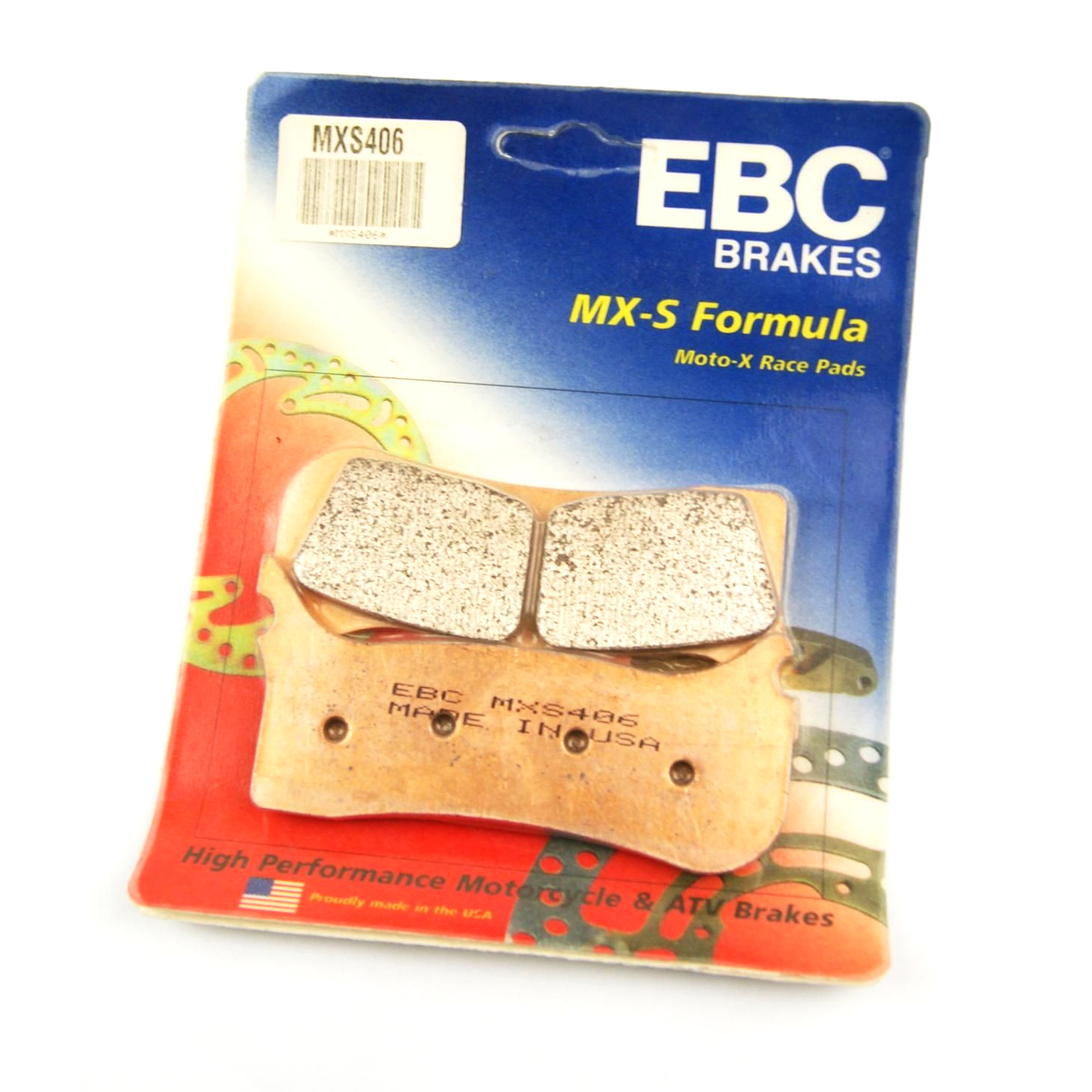BRAKE PADS SINTERED METAL, EBC MXS406, KTM HUSABERG image 1