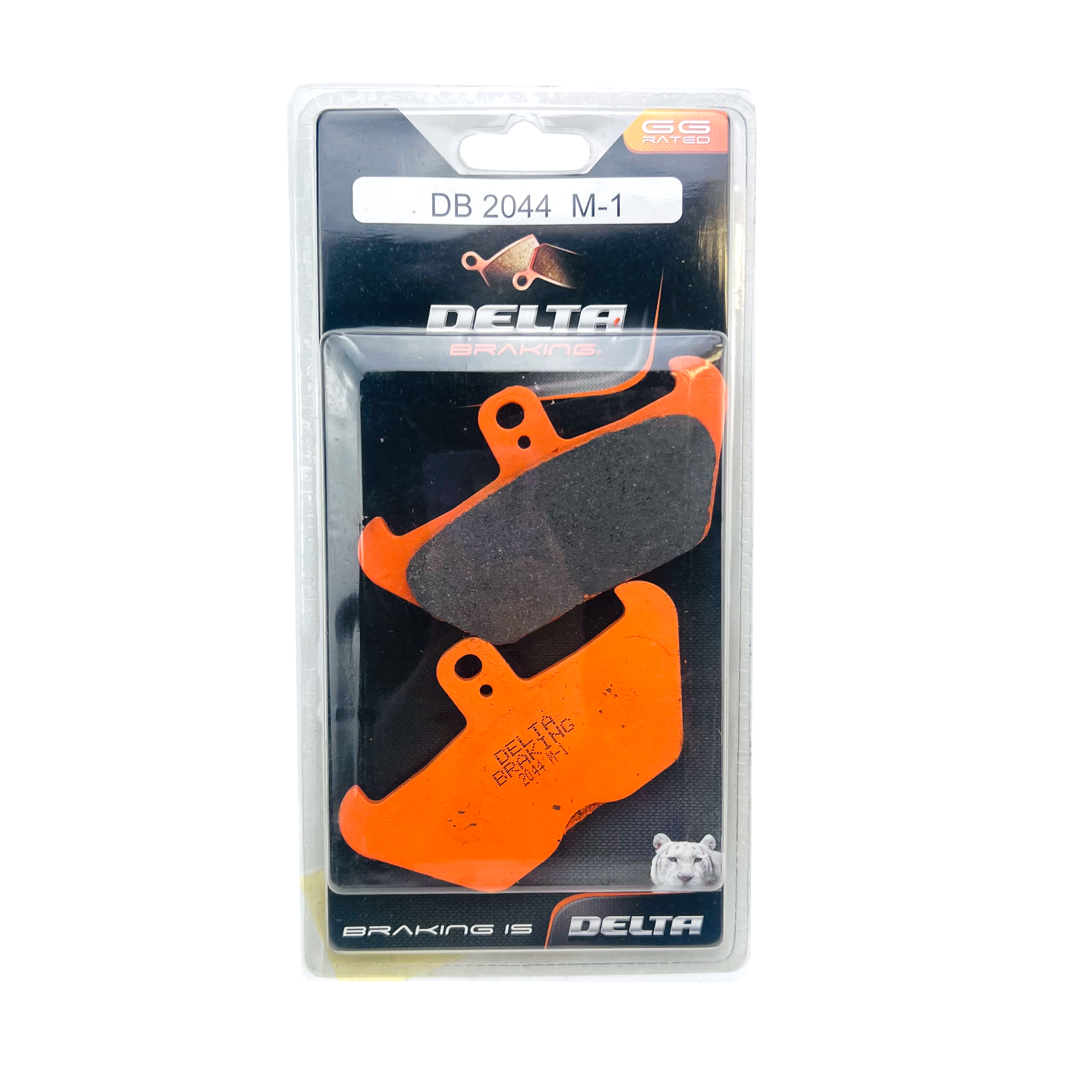 BRAKE PADS DELTA M1 ORGANIC PADS DB2044 (FA246 FA407 VD959) image 1