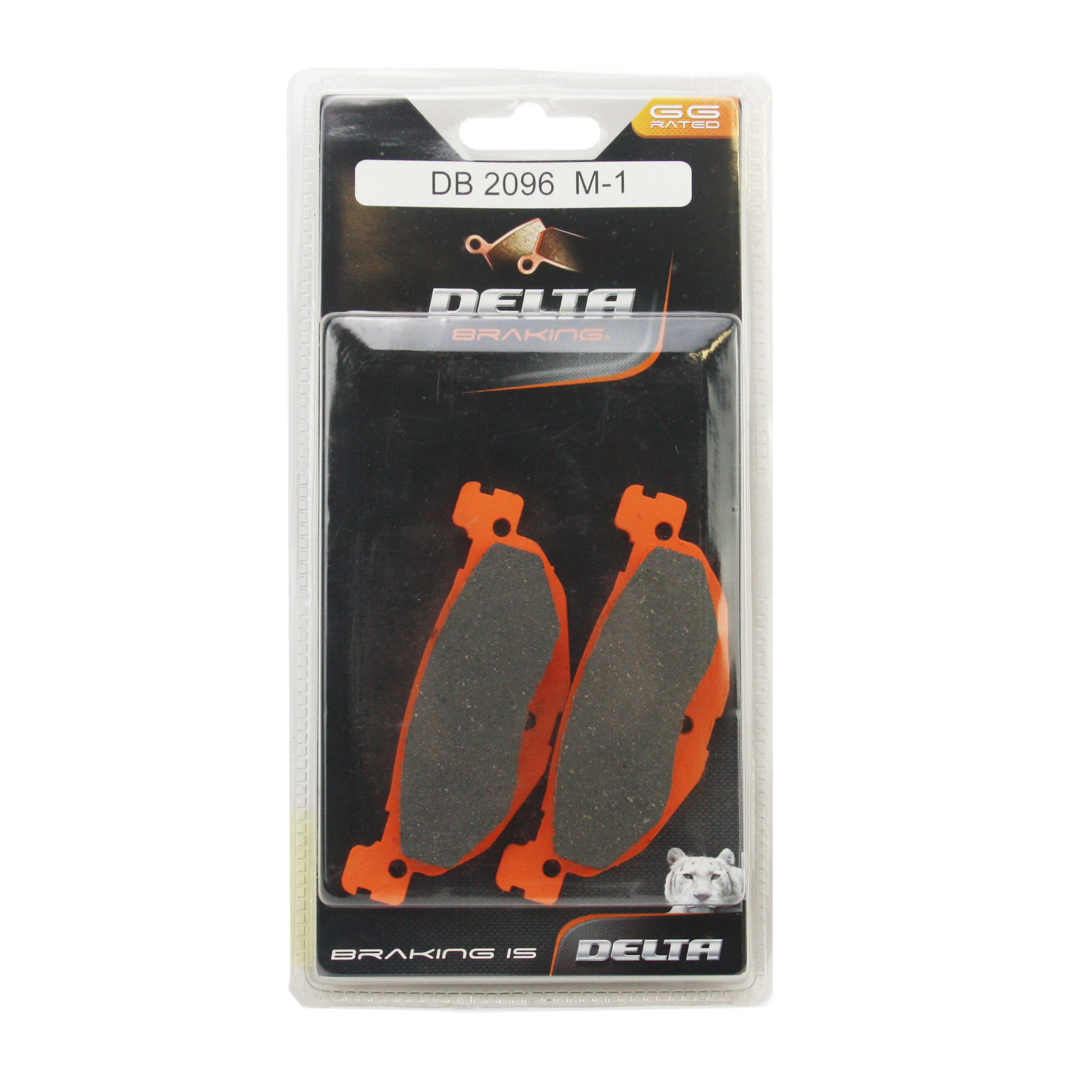 BRAKE PADS DELTA M1 ORGANIC PADS DB2096 (FA408 VD275) image 1