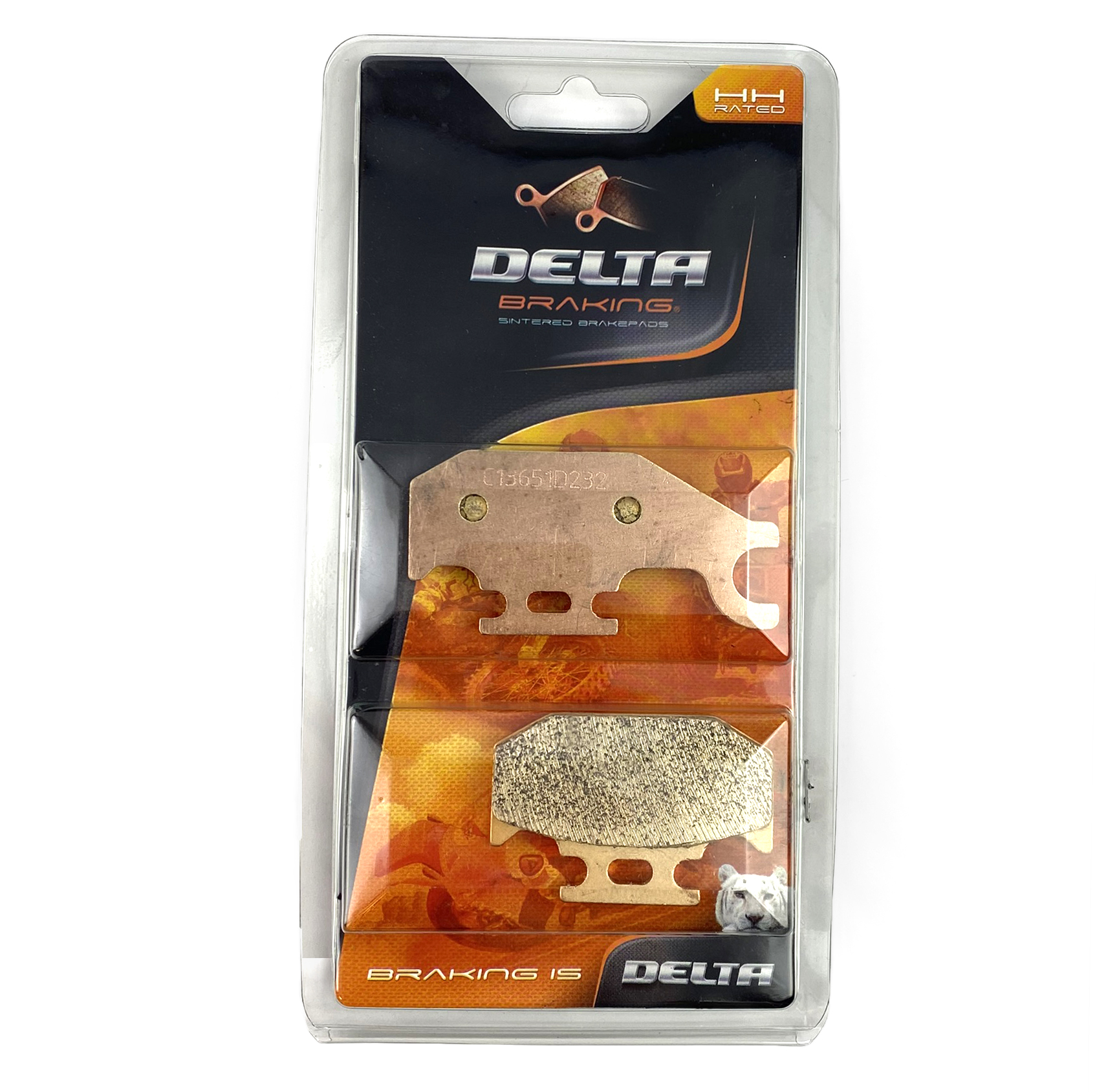 BRAKE PADS SINTERED METAL HS, OR-N HIGH FRICTION, 39-413.H.ORO, DB2163 QD-N thumbnail 2