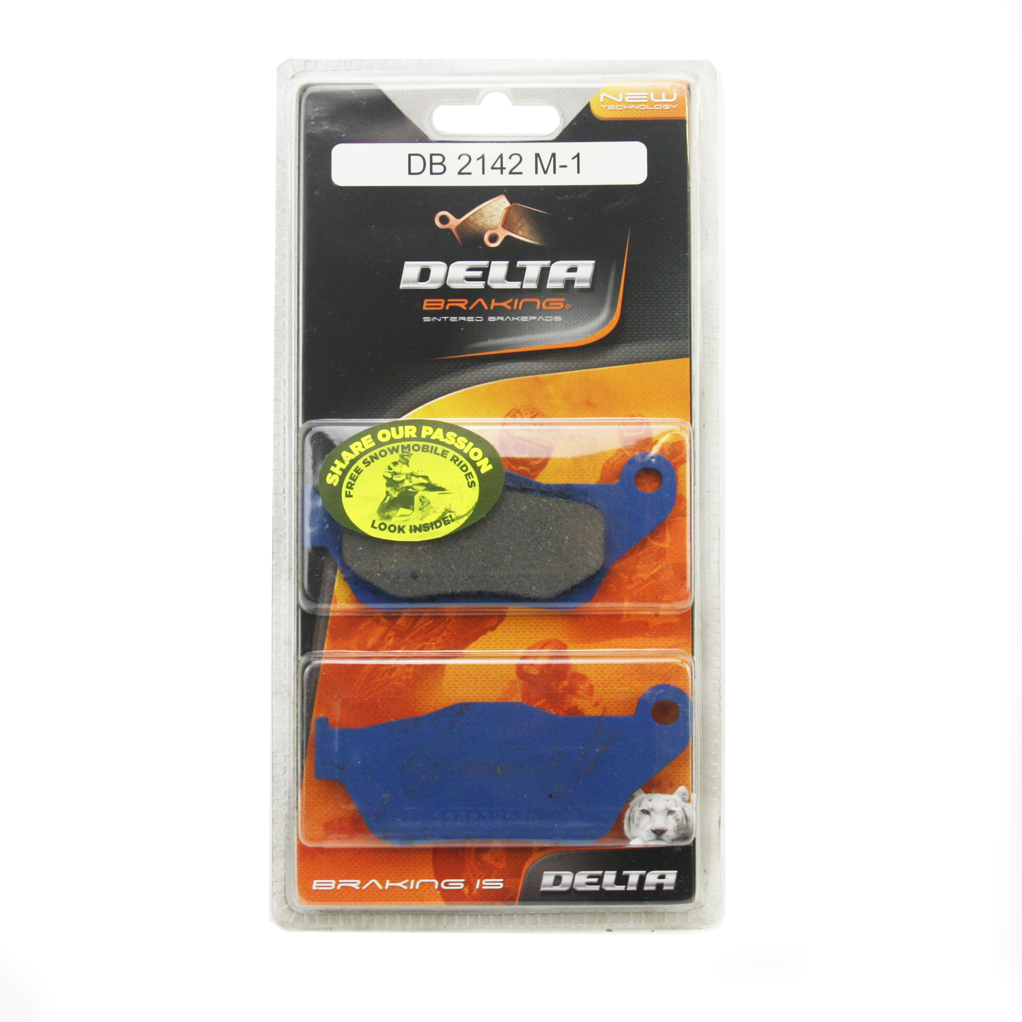BRAKE PADS DELTA M1 ORGANIC PADS DB2142 (FA430) image 1