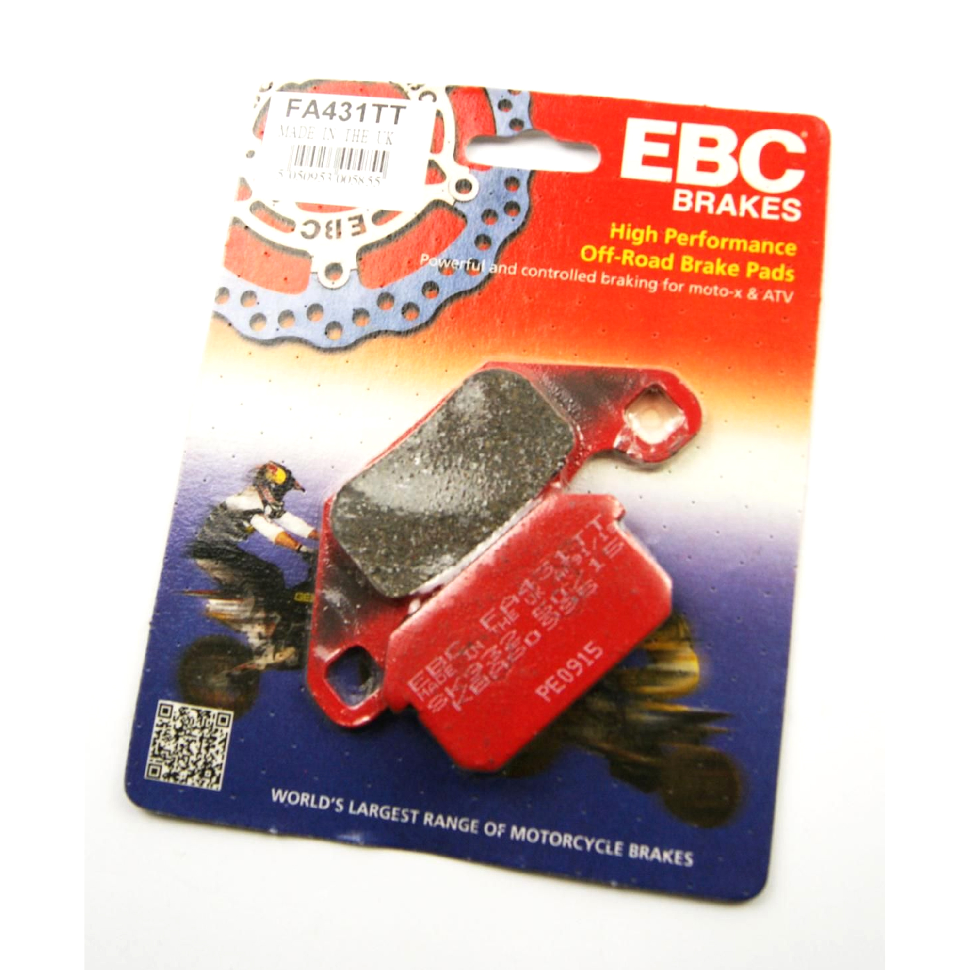 BRAKE PADS EBC FA431TT image 1