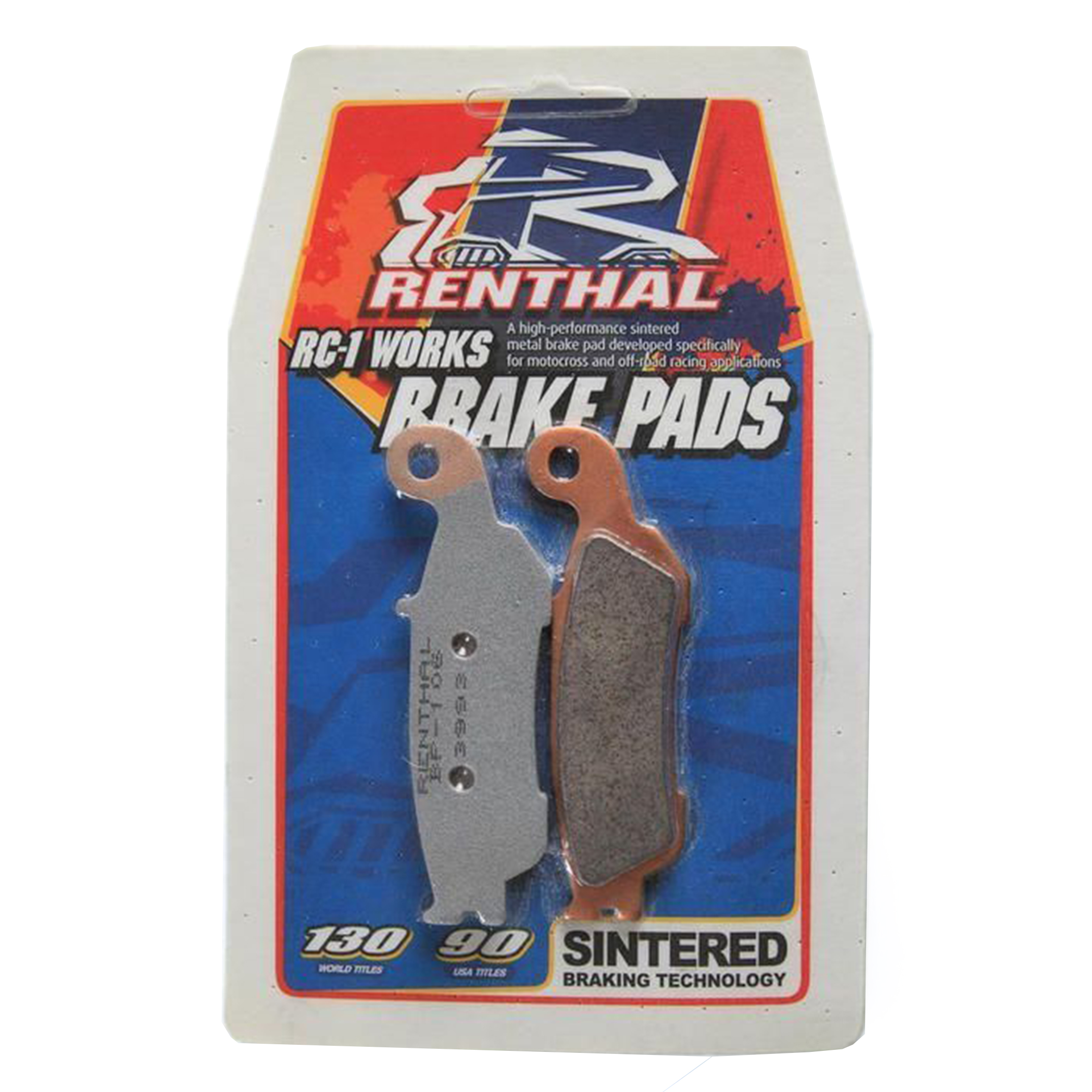 BRAKE PADS SINTERED RC-1, RENTHAL BP-106, 41-983.H.REN, 39-450 DP106 image 1