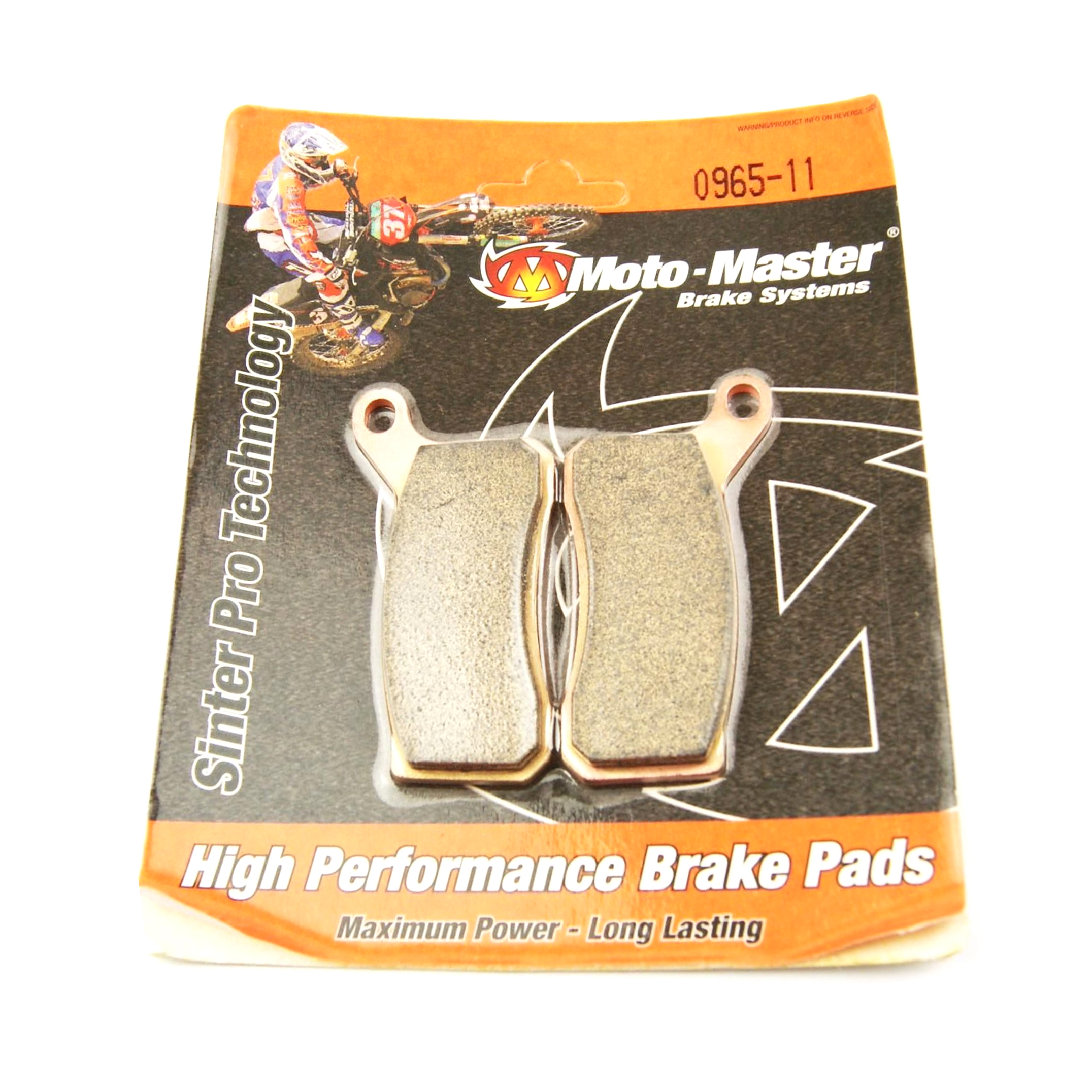 BRAKE PADS STD MOTO-MASTER, SEMI-METALLIC STD 096511 image 1