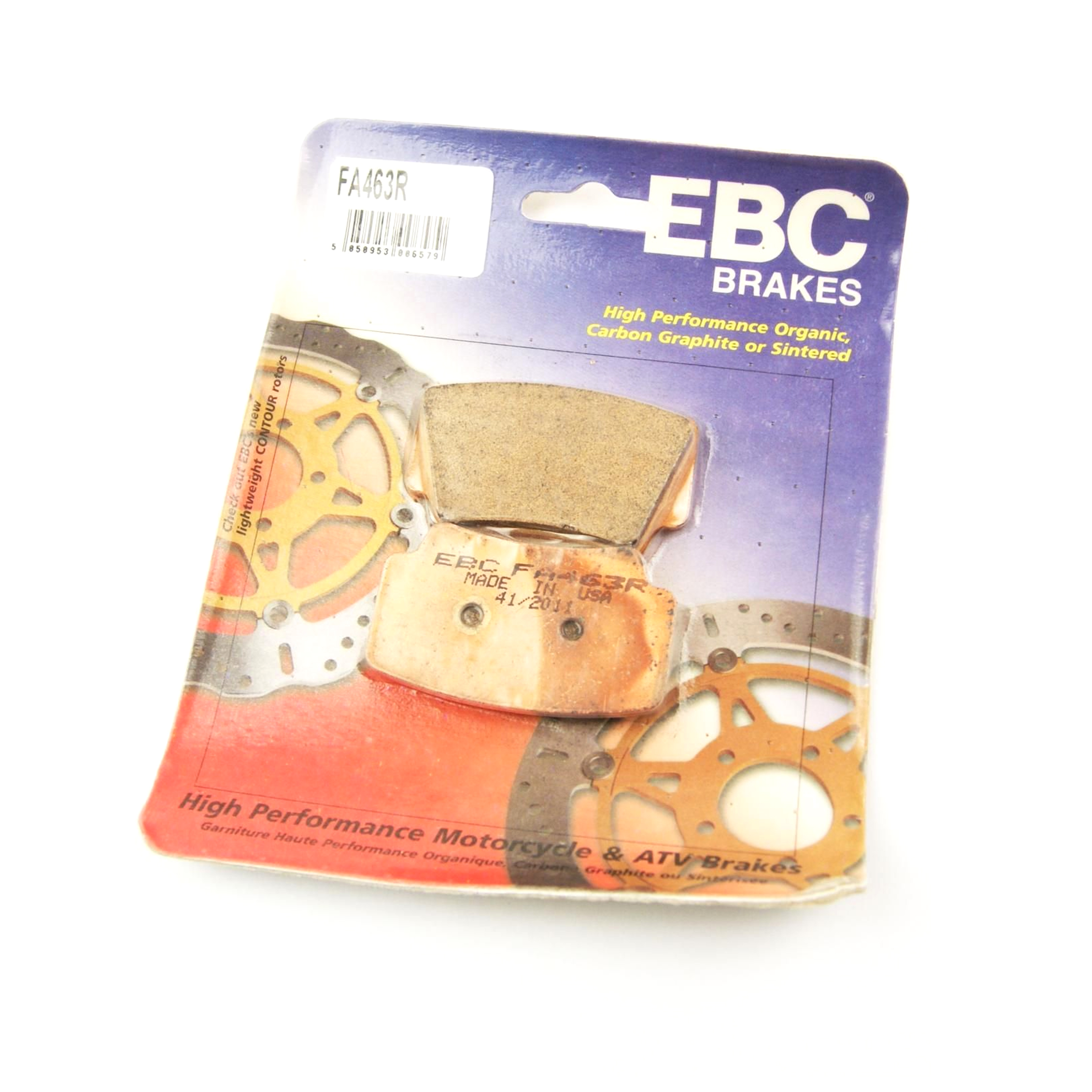 BRAKE PADS SINTERED EBC FA463R, RACING GOLD 41-990.H.EBC, 39-463 image 1