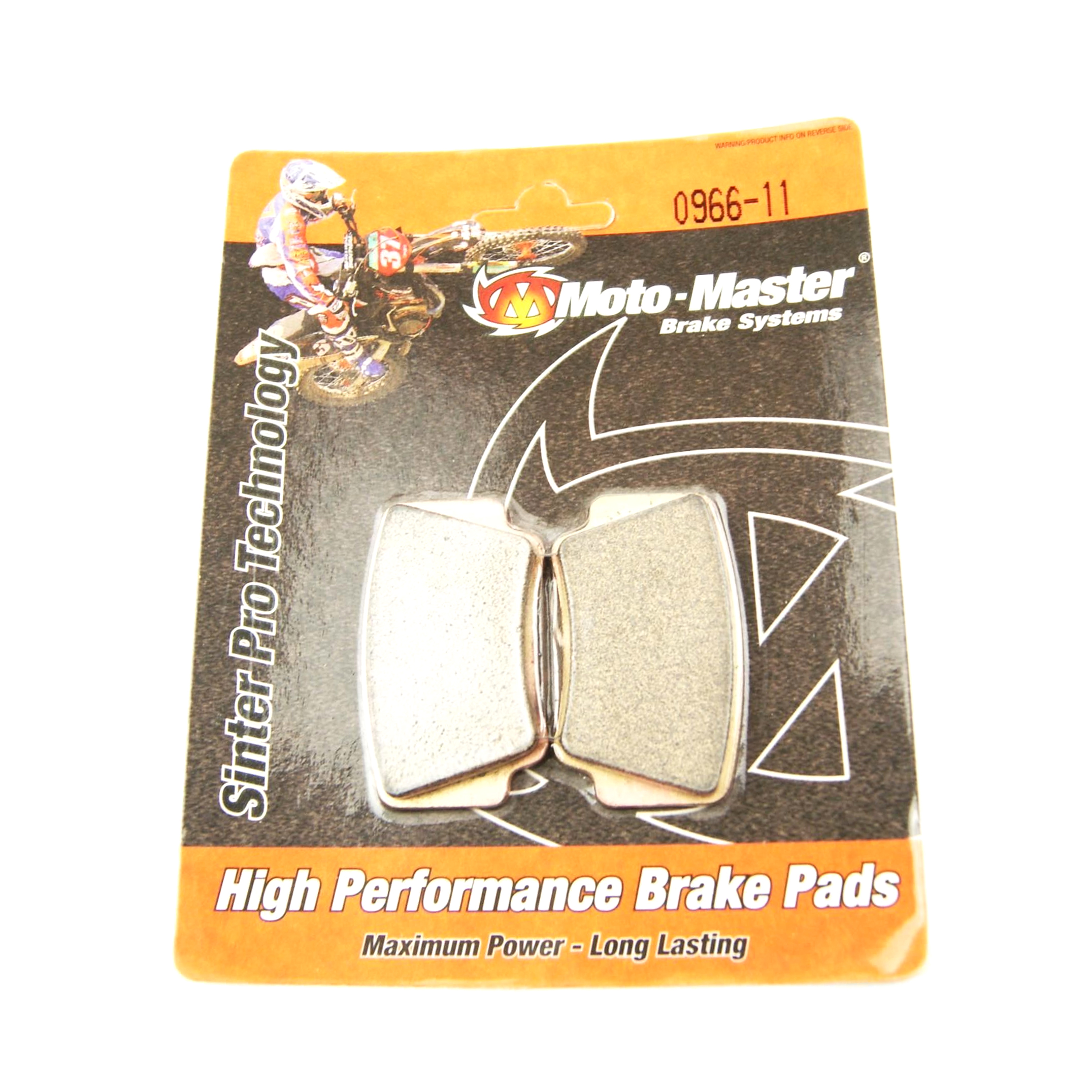 BRAKE PADS STD MOTO-MASTER, SEMI-METALLIC STD 096611 image 1