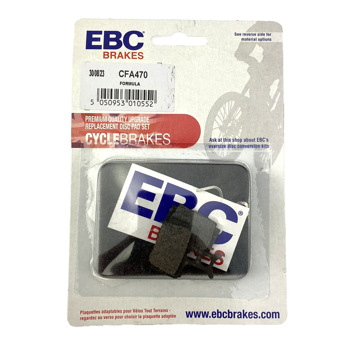 BRAKE PADS STD EBC CFA470 thumbnail 2