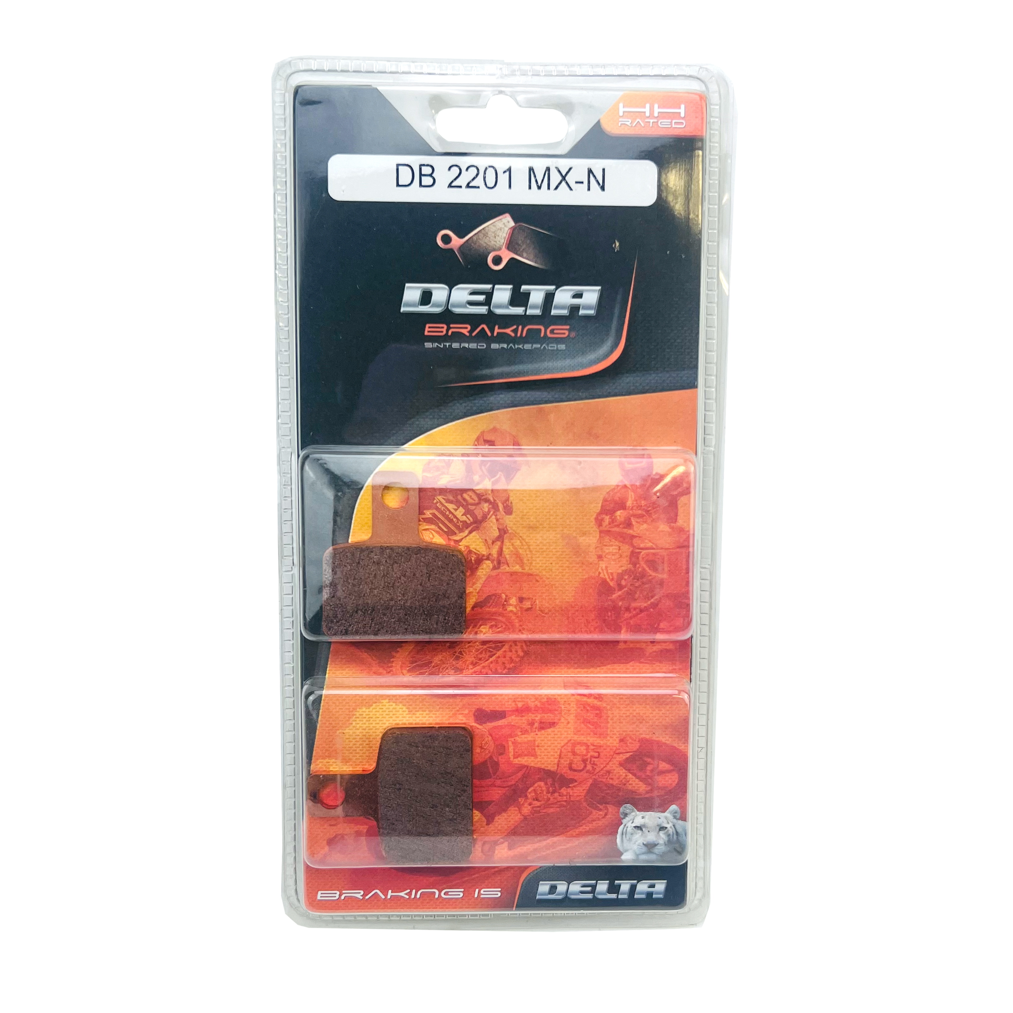 BRAKE PADS DELTA ORN(MXN) SINTERED METAL OFF ROAD PADS DB2201 (FA495) image 1