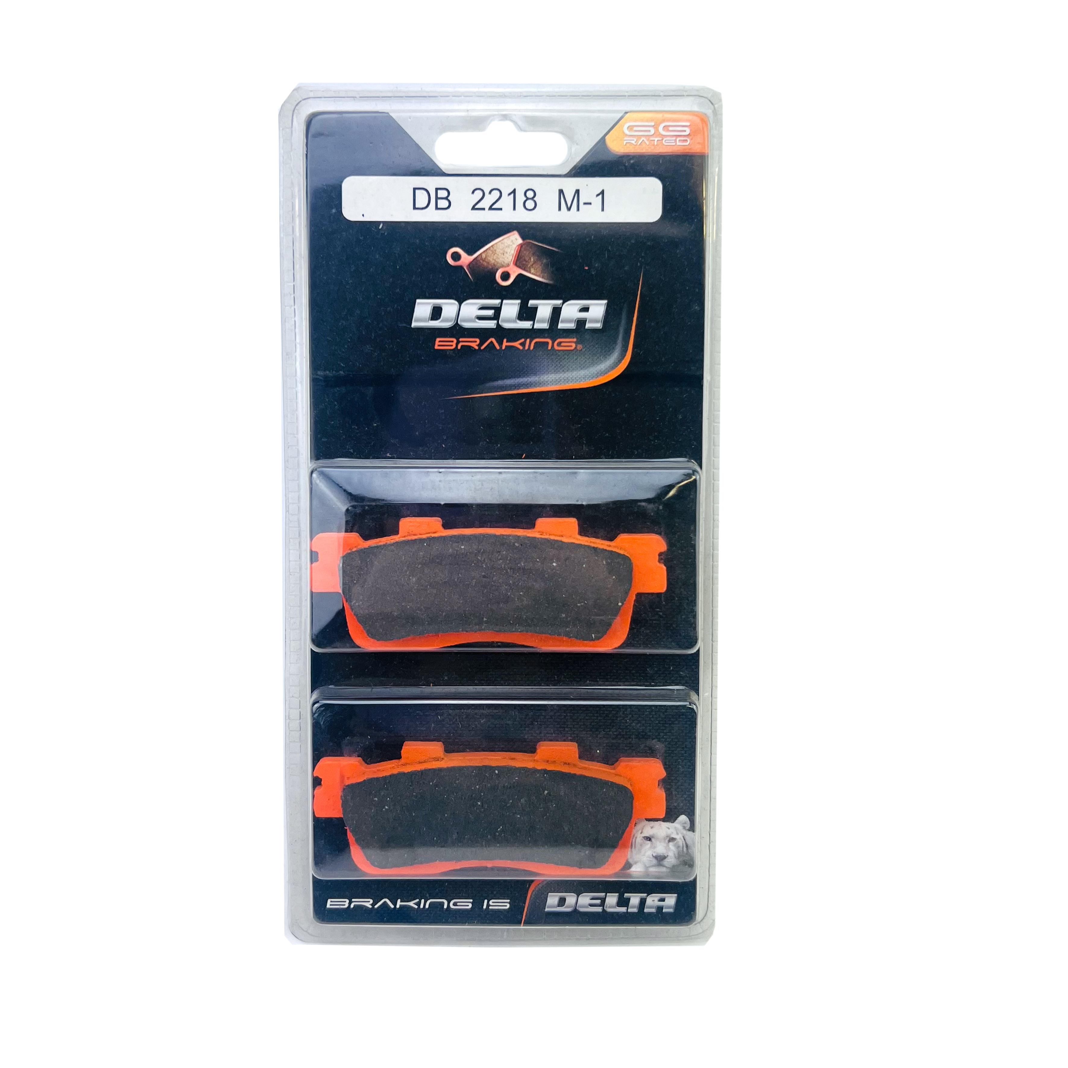 BRAKE PADS DELTA M1 ORGANIC PADS DB2218 FA498 image 1