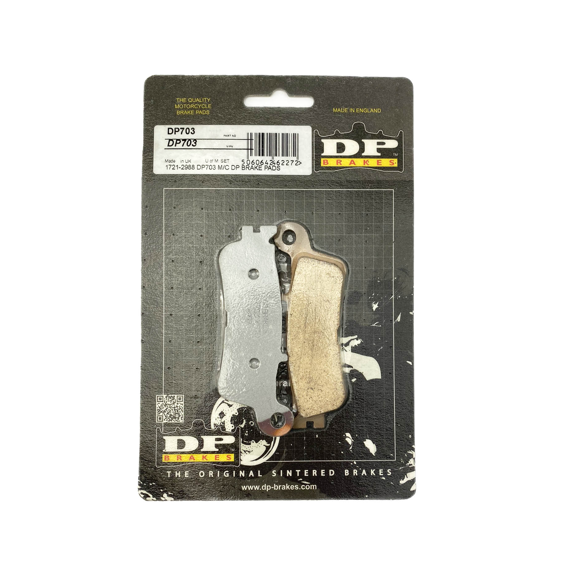 BRAKE PADS SINTERED DP BRAKES, DP703 Premium 41-500.H.DP, FA755 image 1