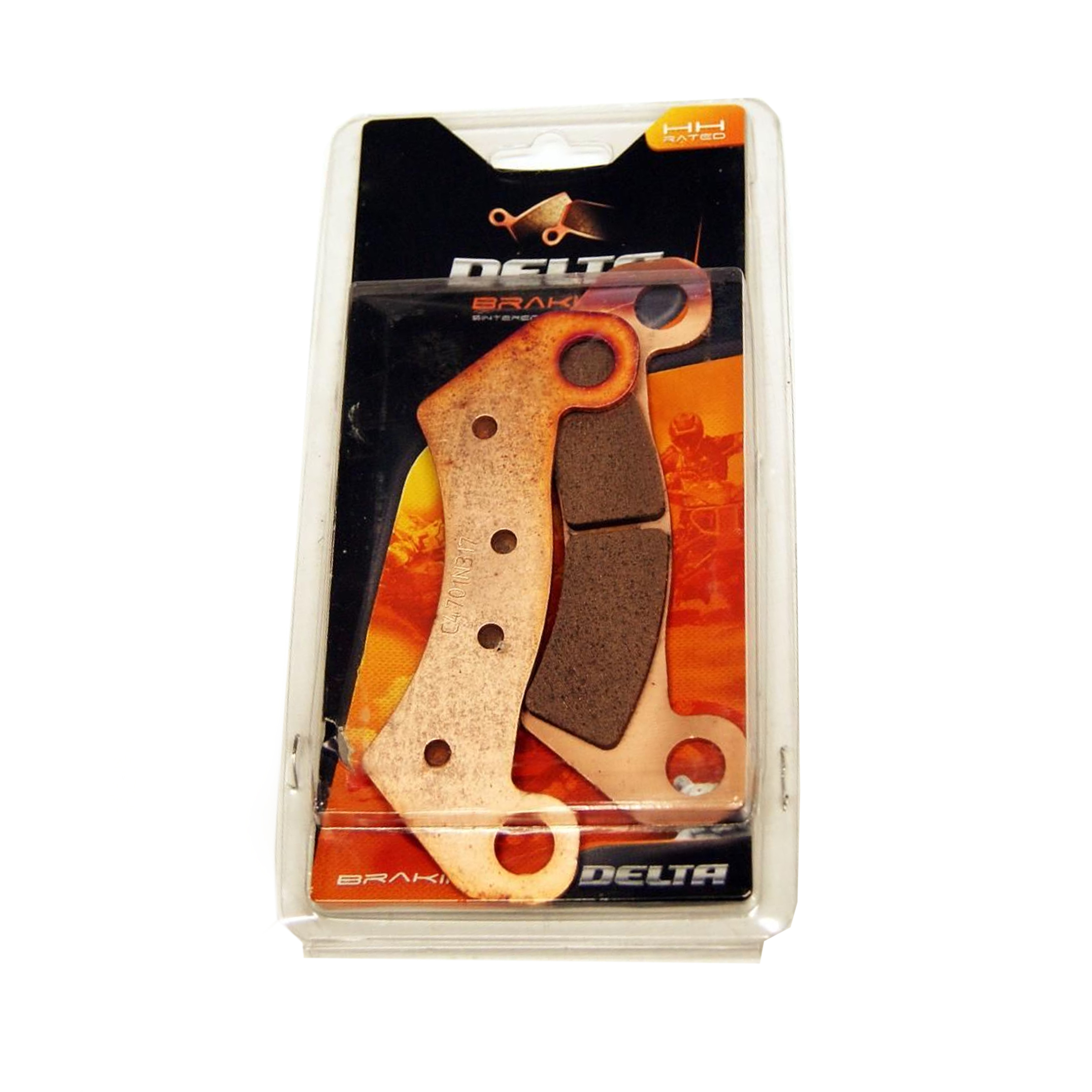 BRAKE PADS SINTERED METAL HD, DELTA BRAKING QD-D EXTREME, AT-05273F 39-610.H.BR image 1