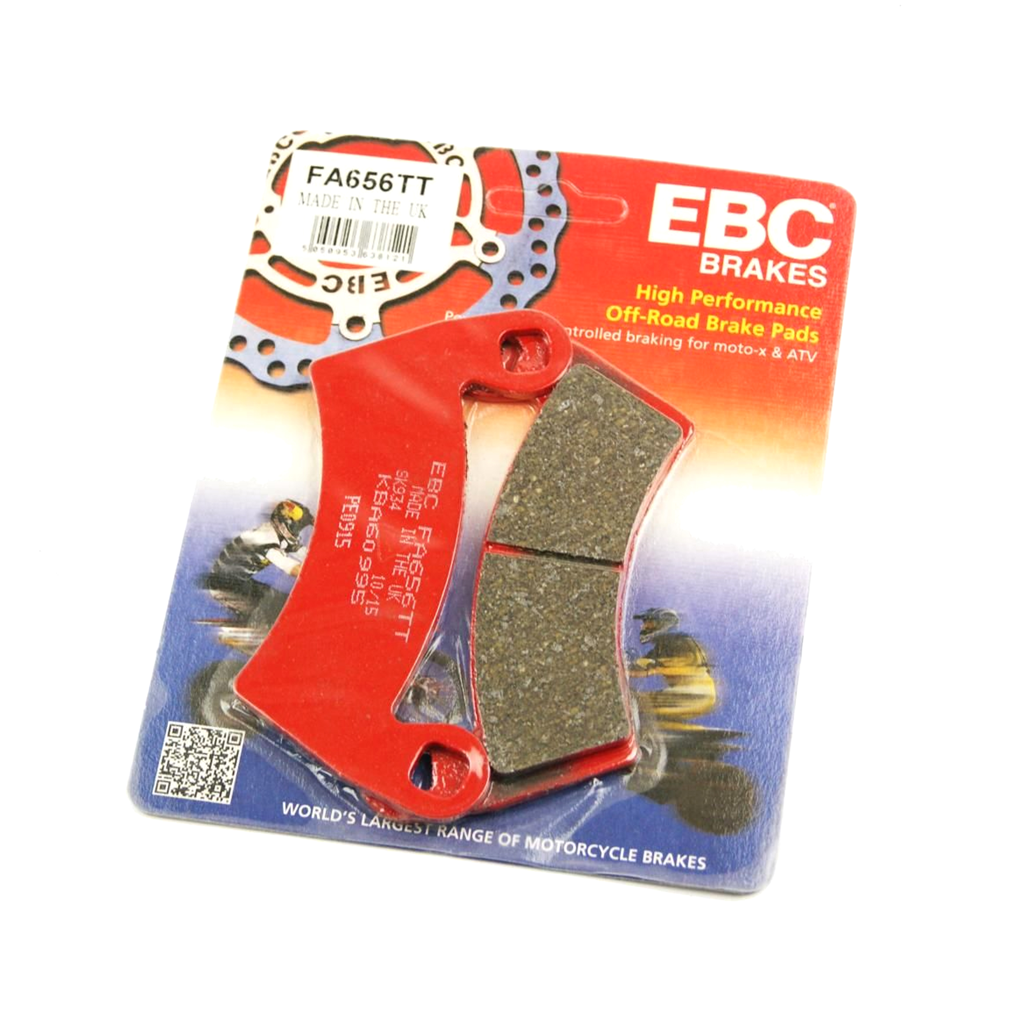 BRAKE PADS SINTERED METAL, EBC FA656TT image 1