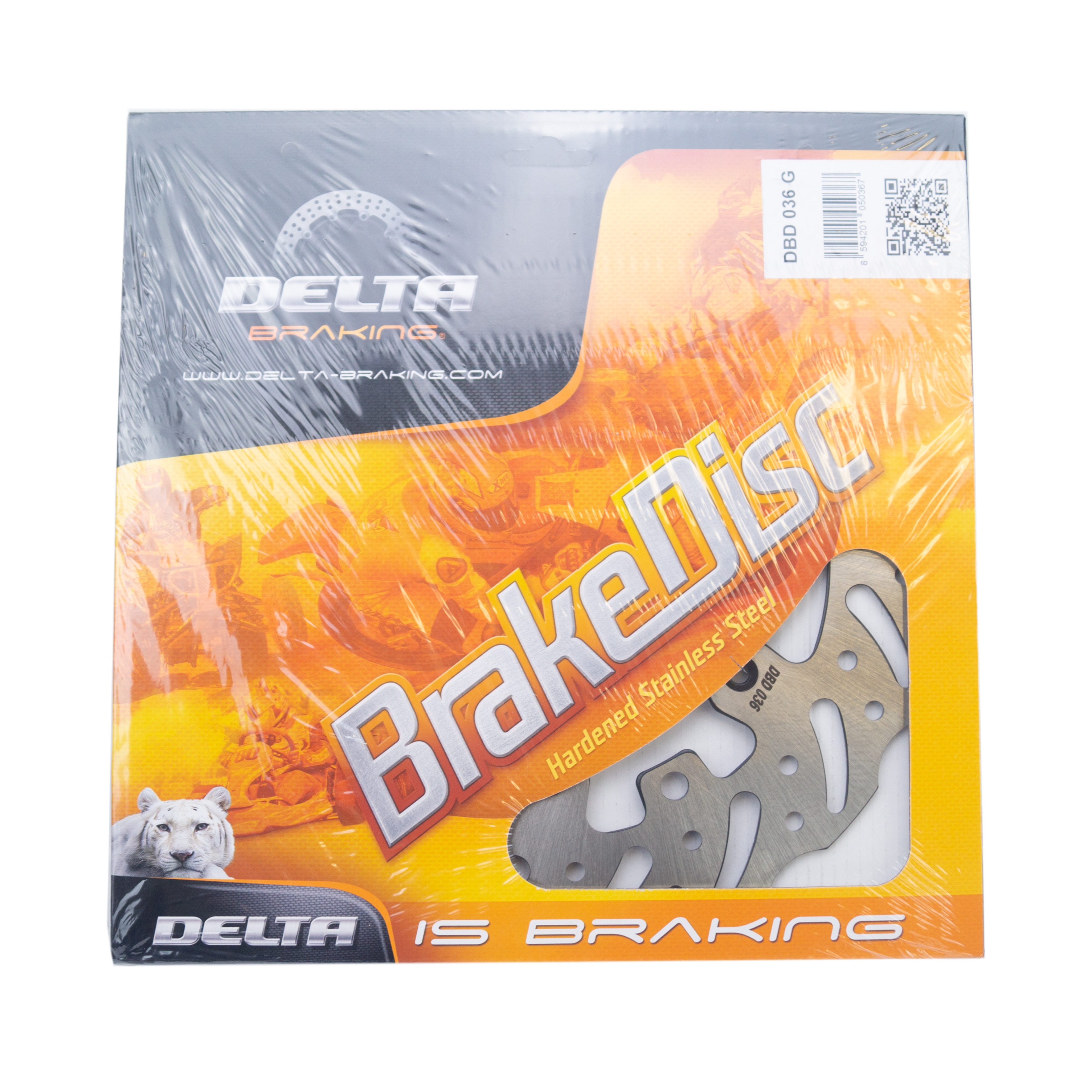 DISC BRAKE FRONT KTM HUSQ, NO SPEEDO HOLE, DELTA BRAKING DBD036, 77309060000, 77309060300 image 1