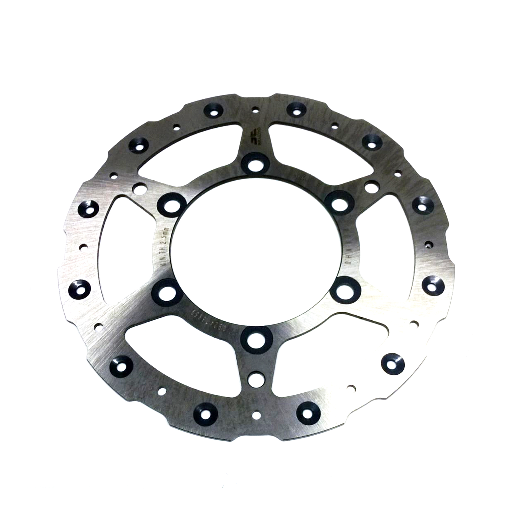 DISC BRAKE FRONT KX80 KX85 JT, JTD2002SC01 KAWASAKI, SELF-CLEANING HOLES image 1