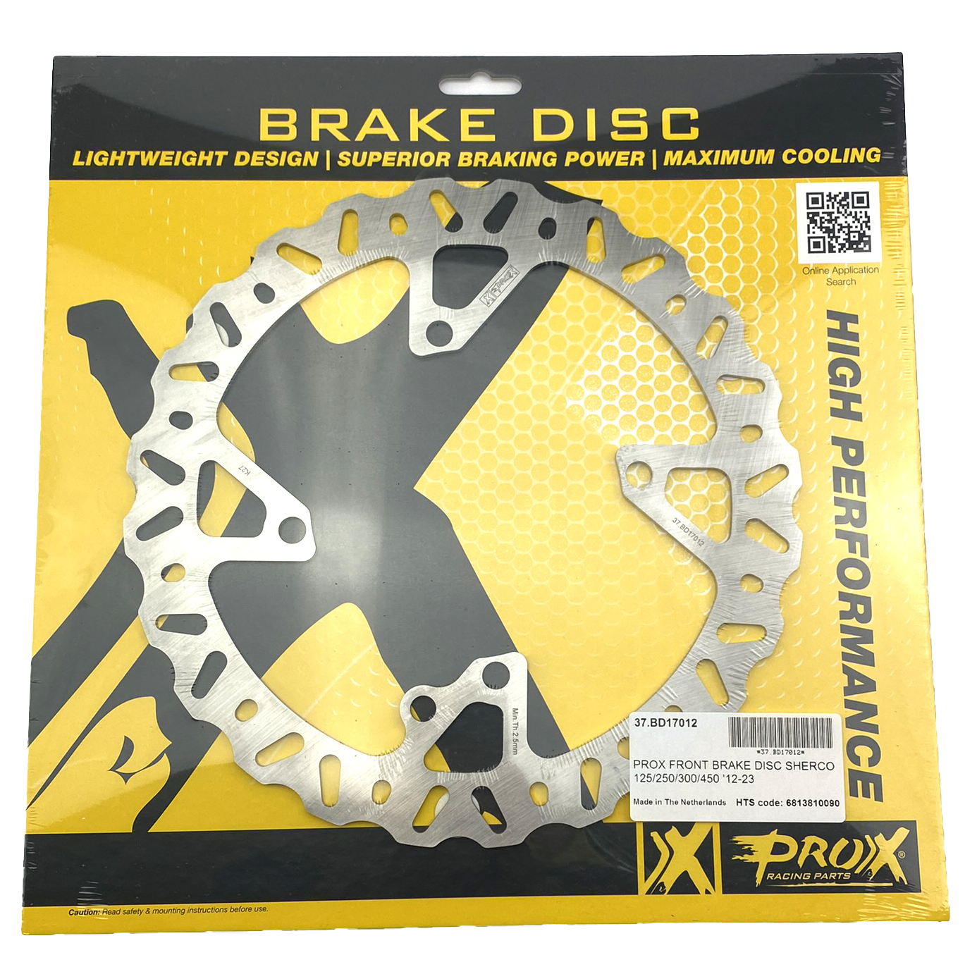 DISC BRAKE FRONT SHERCO 250-500, PROX 37.BD17012 image 1