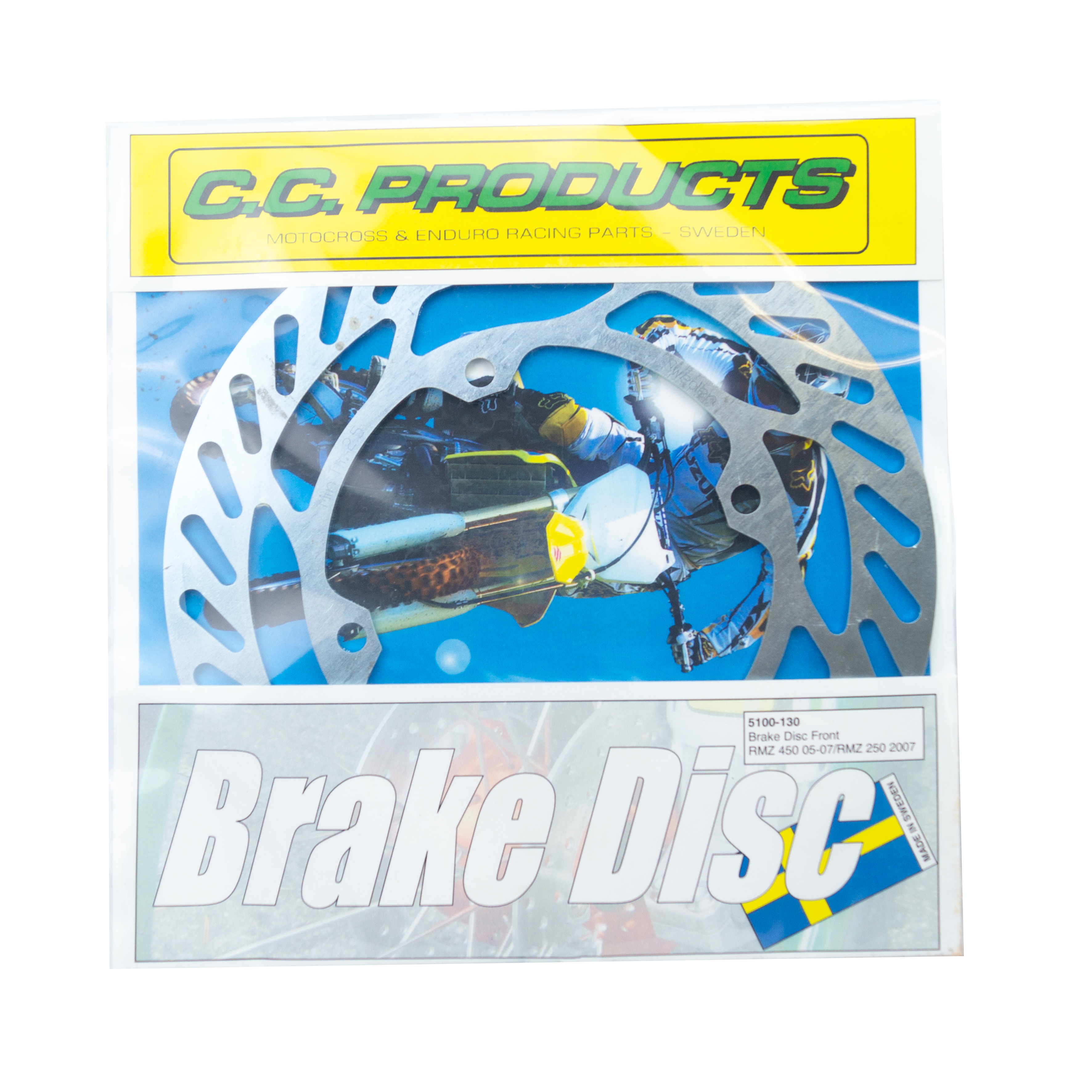DISC BRAKE FRONT RMZ ROUND CC, CROSS-CENTER PRODUCT 5100-130 image 1