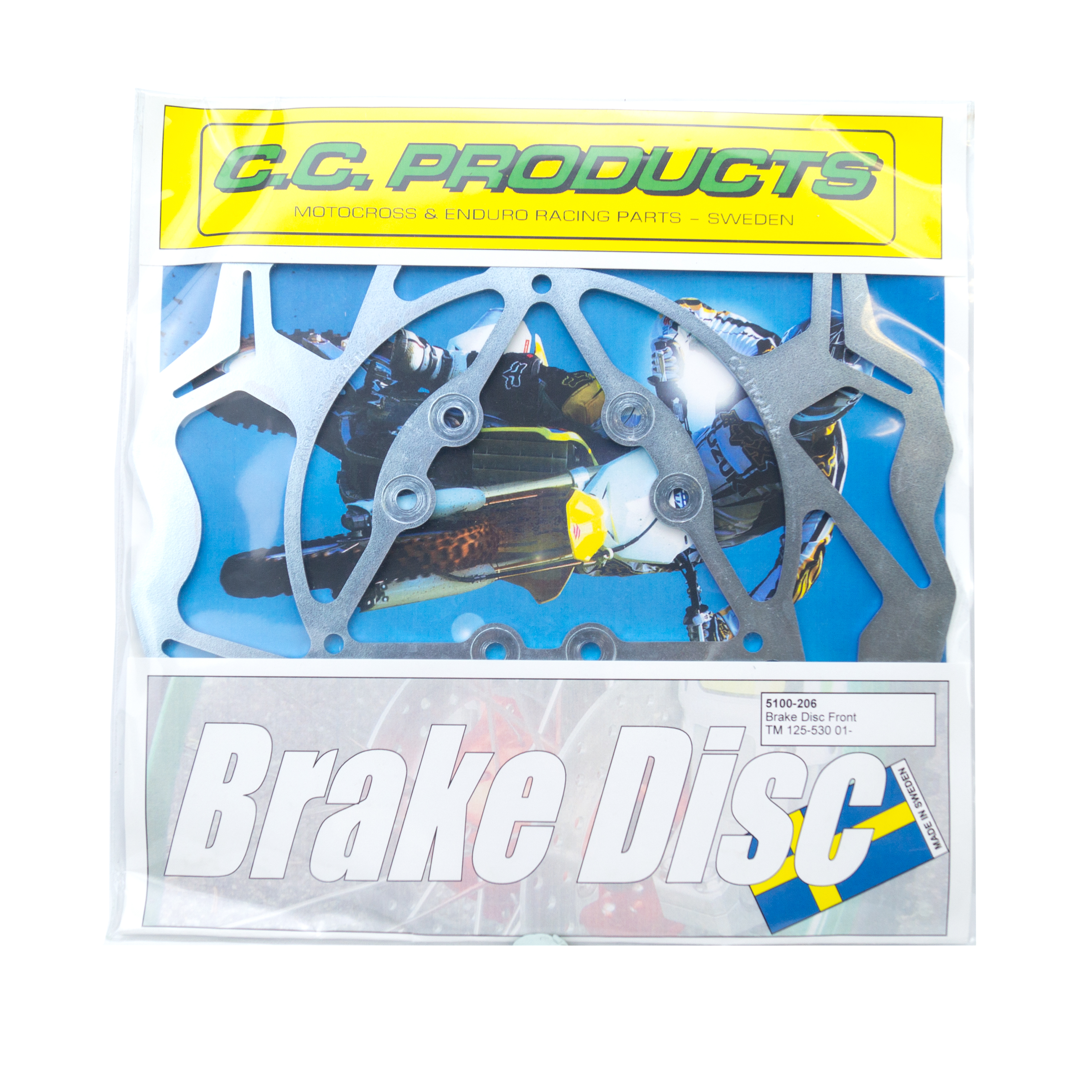 DISC BRAKE FRONT TM 01> WAVEY, CROSS-CENTER PRODUCT 5100-206 image 1