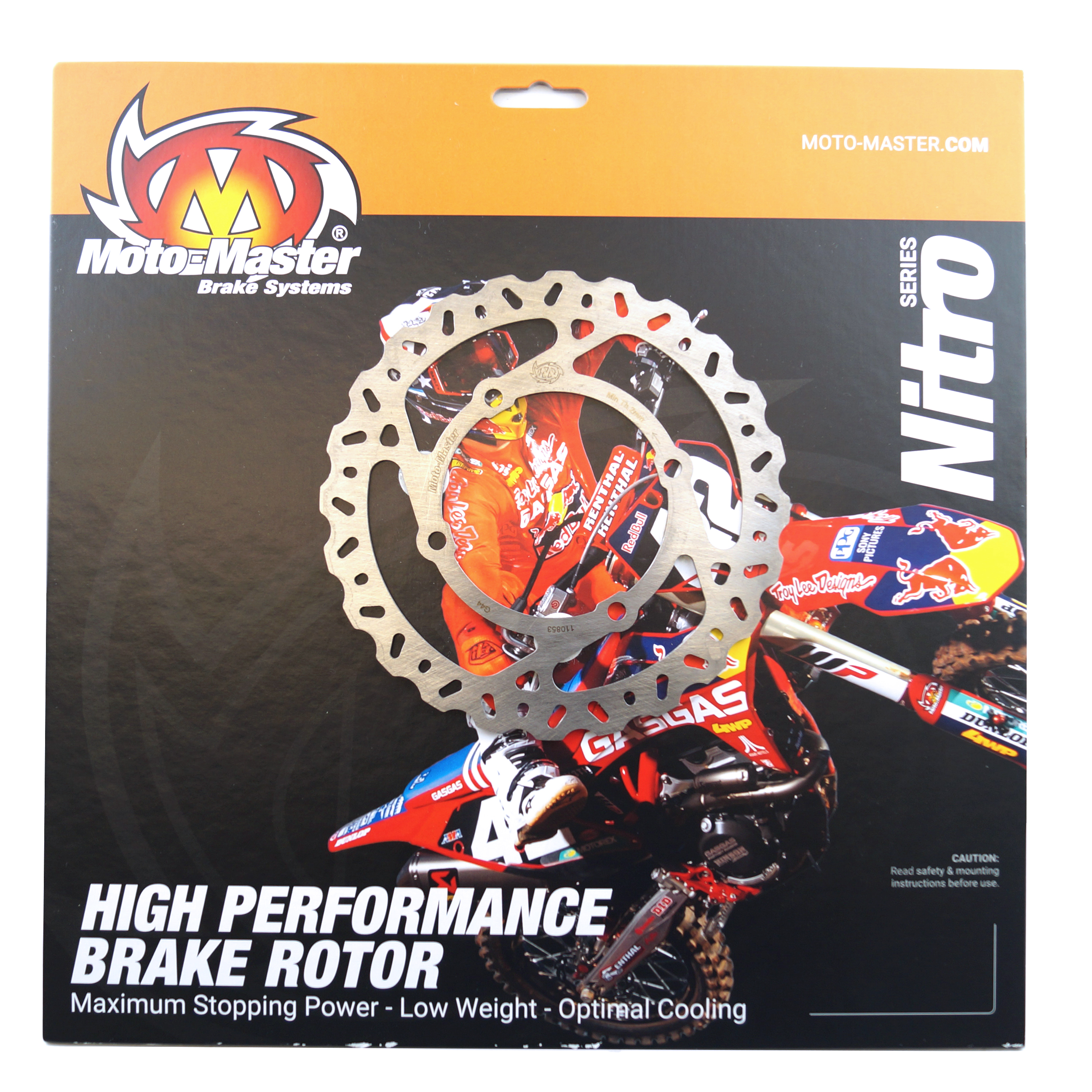 DISC BRAKE FRONT/REAR KTM 50SX NITRO, MOTO-MASTER 110853 image 1