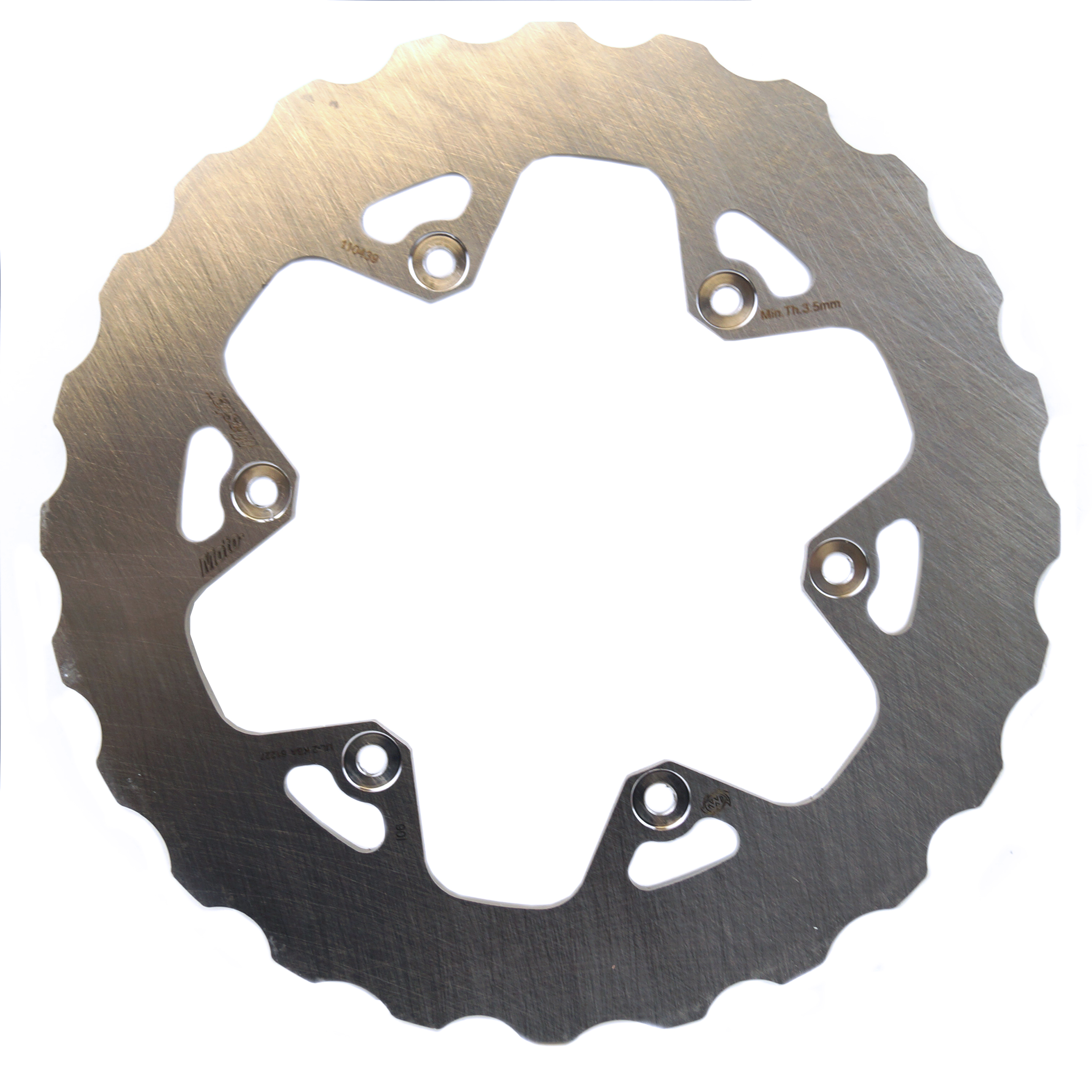 SOLID DISC BRAKE REAR KTM GAS HUQ SOLID, MOTO-MASTER 110439 4.0MM image 1