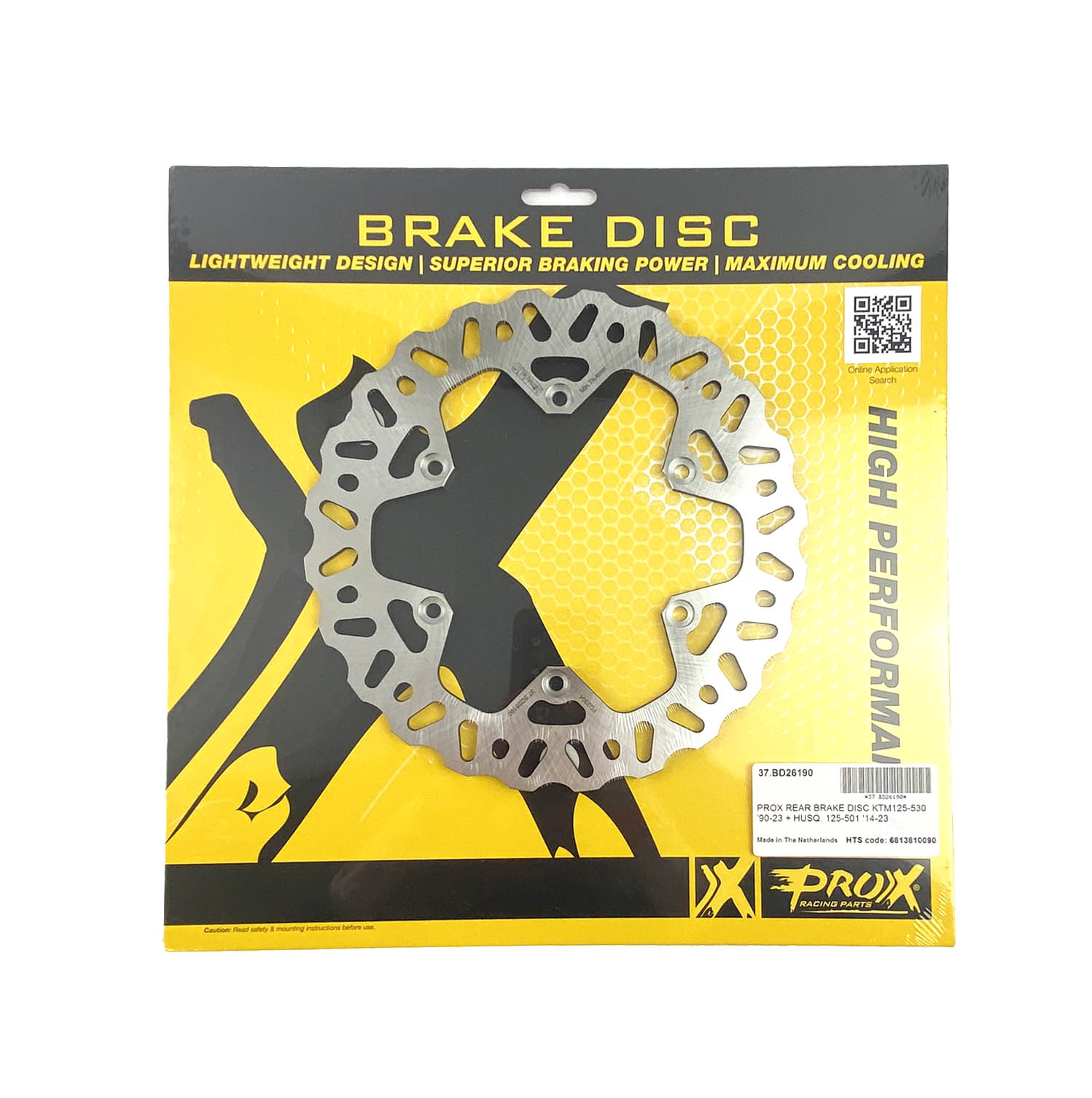 DISC BRAKE REAR KTM HUS PROX, PROX37.BD26190 HUSQVARNA