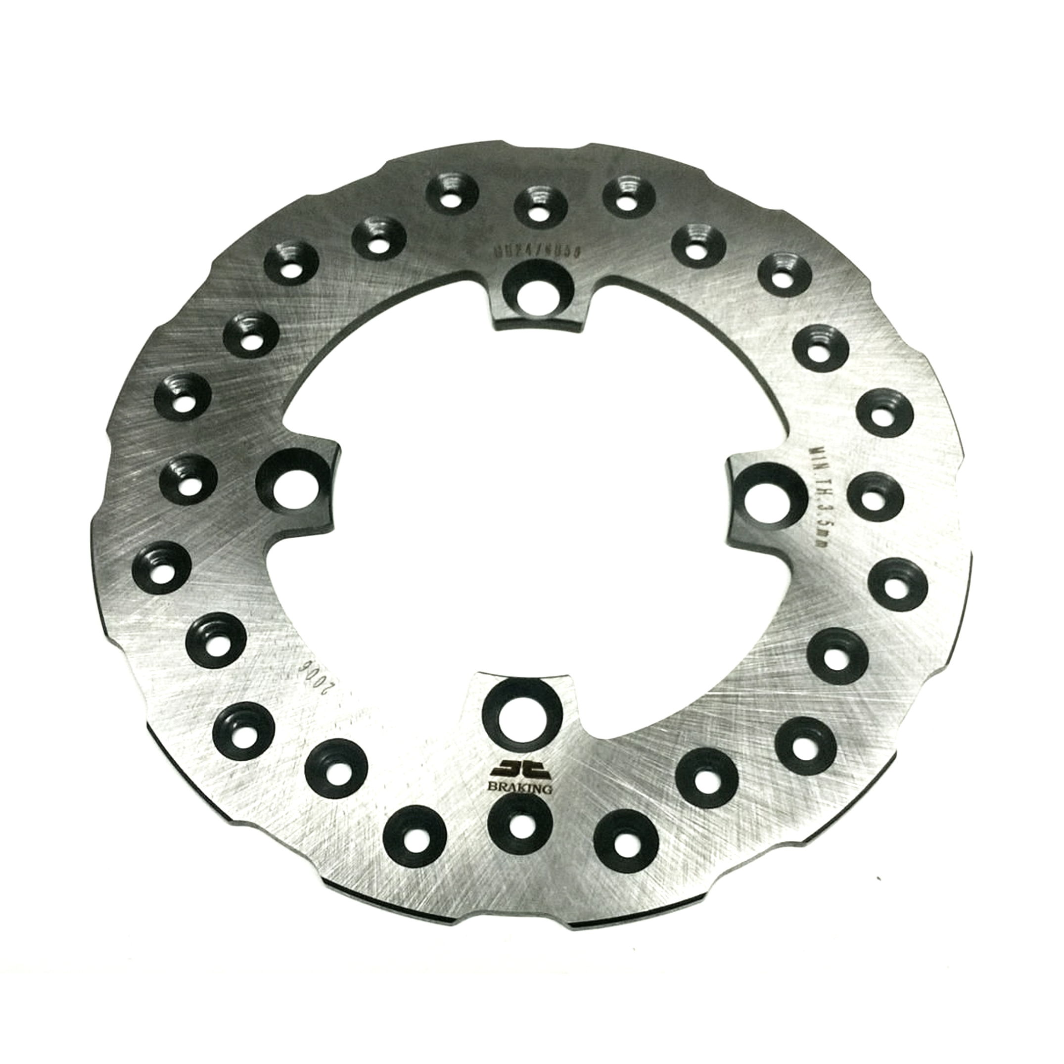 DISC BRAKE REAR KX80-85-100 JT, JTD2006SC01 KAWASAKI, SELF-CLEANING HOLES