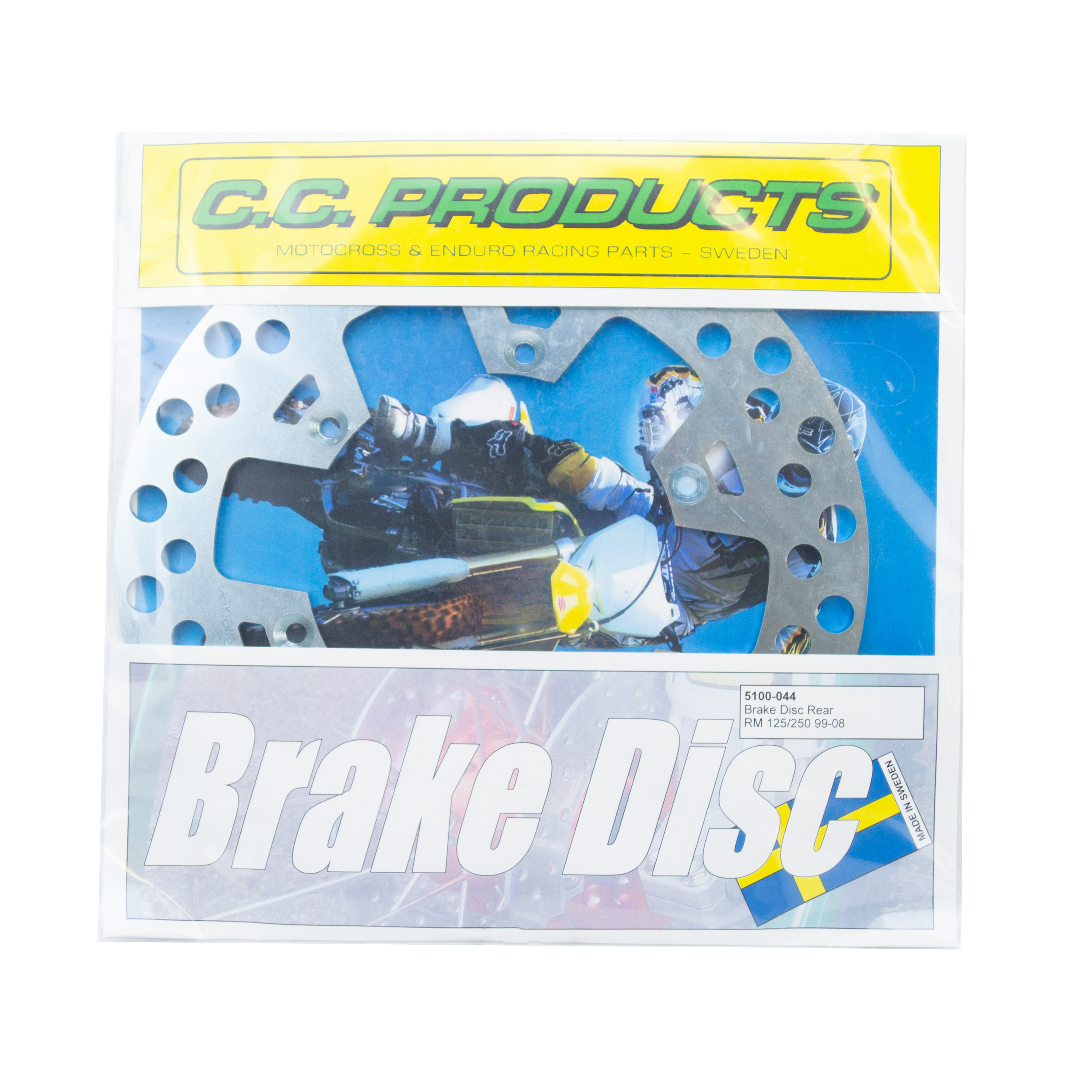 DISC BRAKE REAR RM ROUND, CROSS-CENTER PRODUCT 5100-44 image 1