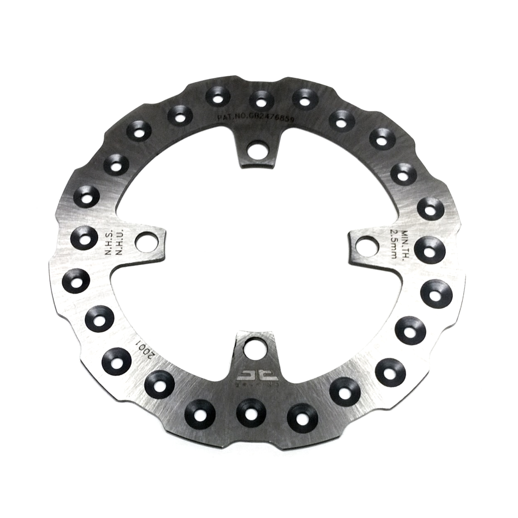 DISC BRAKE FRONT KX65 00-18 JT, JTD2001SC01 KAWASAKI, SELF-CLEANING HOLES image 1
