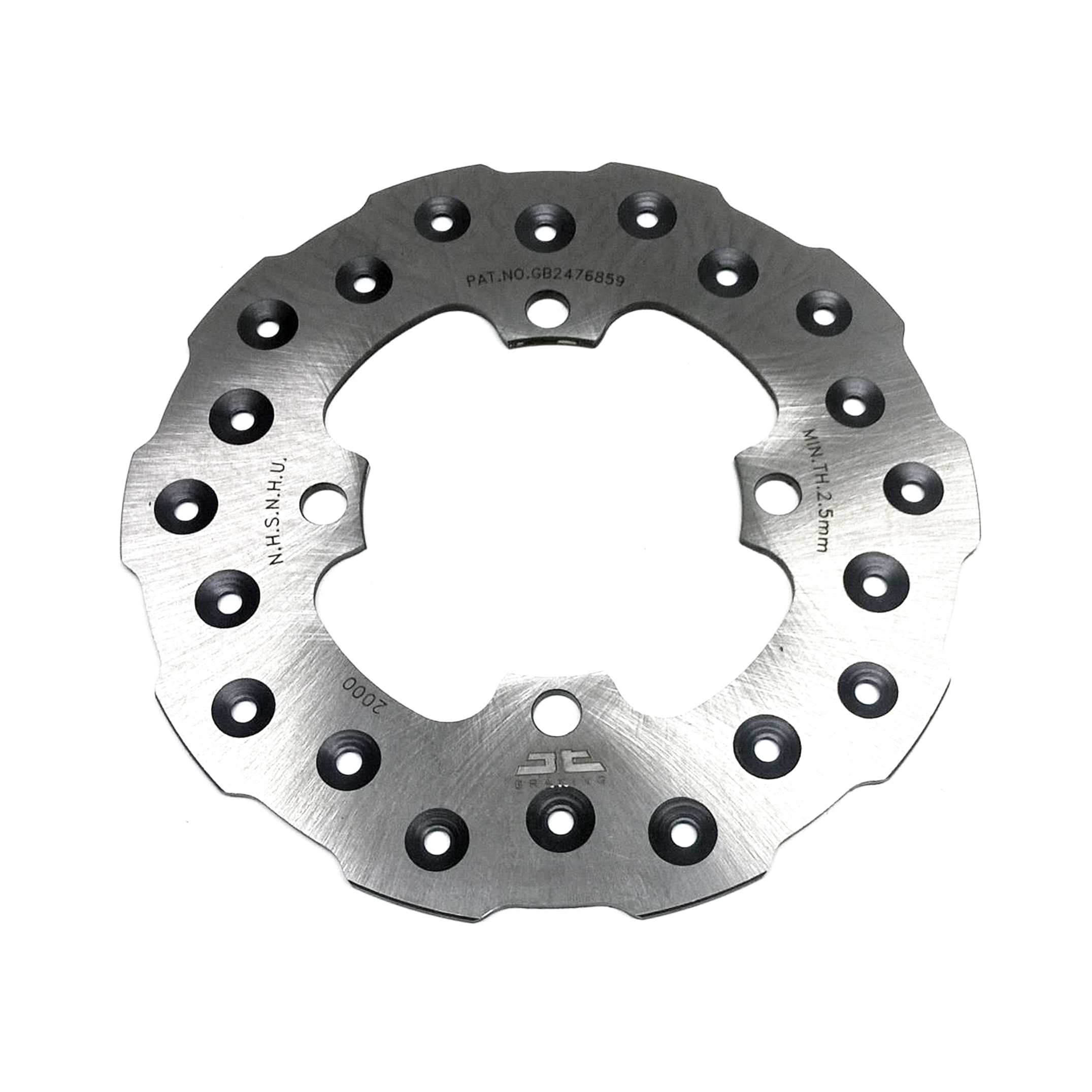 DISC BRAKE REAR KX65 00-18 JT, JTD2000SC01 KAWASAKI, SELF-CLEANING HOLES